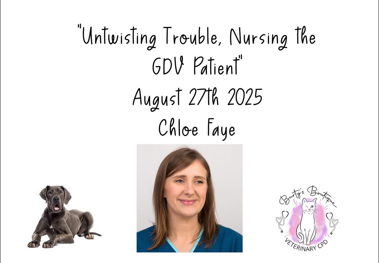 New webinar for August!! Join us! Tickets are just £15 and available on our website- the event will be recorded so don’t worry if you can’t make the live- just grab a space and the recording link will be sent to you and be available to stream for 2 months after the event for all ticket holders 🐾👀☺️