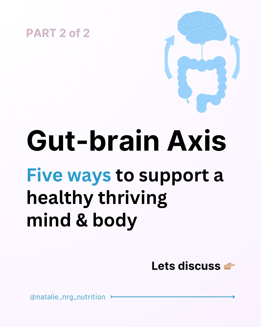 Healthy gut 🤝 healthy brain & body.
Here’s five ways that you can support a healthy gut-brain axis 🧠🦠
#guthealth #guthealthmatters #guthealthtips #eatwellbewell #nrgnutrition #gutbrainaxis #polyphenols #probiotics