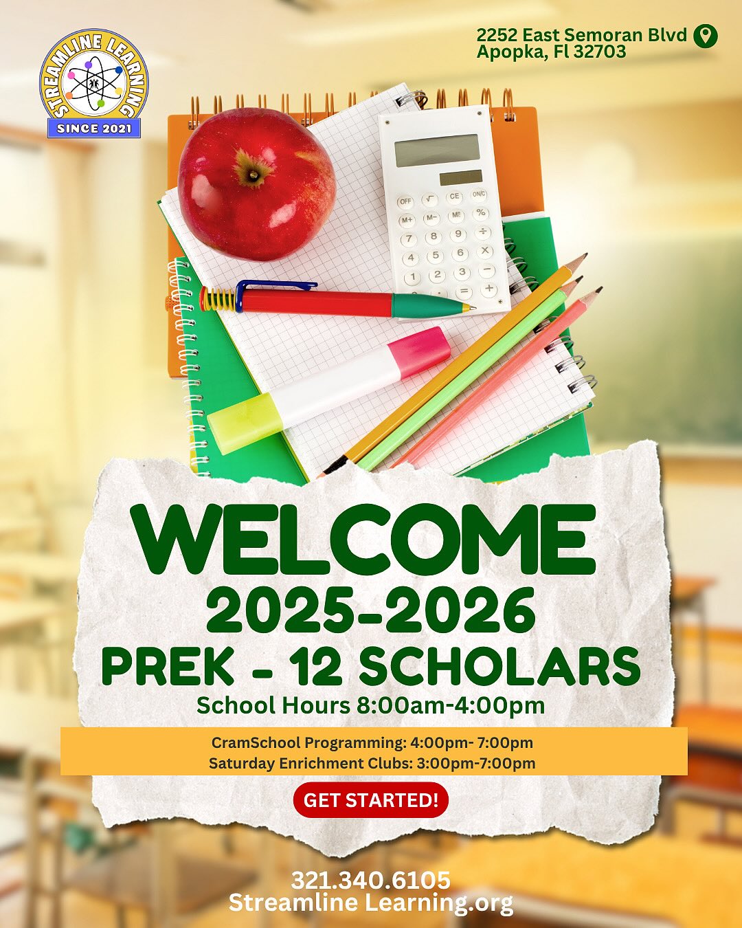 Parents…
If traditional school isn’t working — it’s not your fault.
Your child may simply need a school that TEACHES differently, SUPPORTS differently, and CARES differently.
That school is STREAMLINE LEARNING SCHOOL SYSTEM. 💙💛
At our private school, students get:
✨ Small Class Sizes
✨ Certified, loving teachers
✨ Hands-on learning that sticks
✨ Reading & Math intervention built into the day
✨ A safe, structured environment
✨ Social development + leadership skills
✨ Saturday Clubs included
✨ Scholarships available — we help you apply!
If your child is struggling…
If they’re bored…
If they need confidence…
If they need teachers who SEE them…
Then THIS is the place where they will thrive.
Your child deserves a school that works for them — not against them.
🚨 ENROLLMENT IS OPEN NOW. LIMITED SEATS.
👉🏽 DM “SCHOOL” to schedule a tour or start enrollment today.
#StreamlineLearning #StreamlinePreparatory #ApopkaPrivateSchool #OrlandoPrivateSchool #ApopkaParents #EducationThatWorks #SmallClassSizes #LearningWithLove #FASTPrep #HandsOnLearning #PrivateSchoolEnrollment #ScholarshipsAvailable #WeAreStreamline