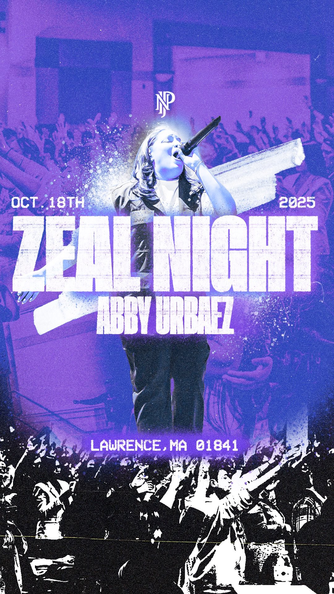 ❤️🔥 ZEAL NIGHT REVEAL ❤️🔥
We’re honored to welcome Abby Urbaez, a powerhouse worship leader from Pennsylvania with a heart for bilingual worship in English and Spanish.
Abby carries a deep anointing and passion for the presence of God — get ready for an atmosphere of Heaven at Zeal Night on October 18th, 2025 in Lawrence, MA 🙌🏽
Registration is NOW OPEN — don’t miss it!
\#ZealNight2025 #RevivalInNewEngland #AbbyUrbaez #BilingualWorship #TrueWorshiper #LawrenceMA #October18