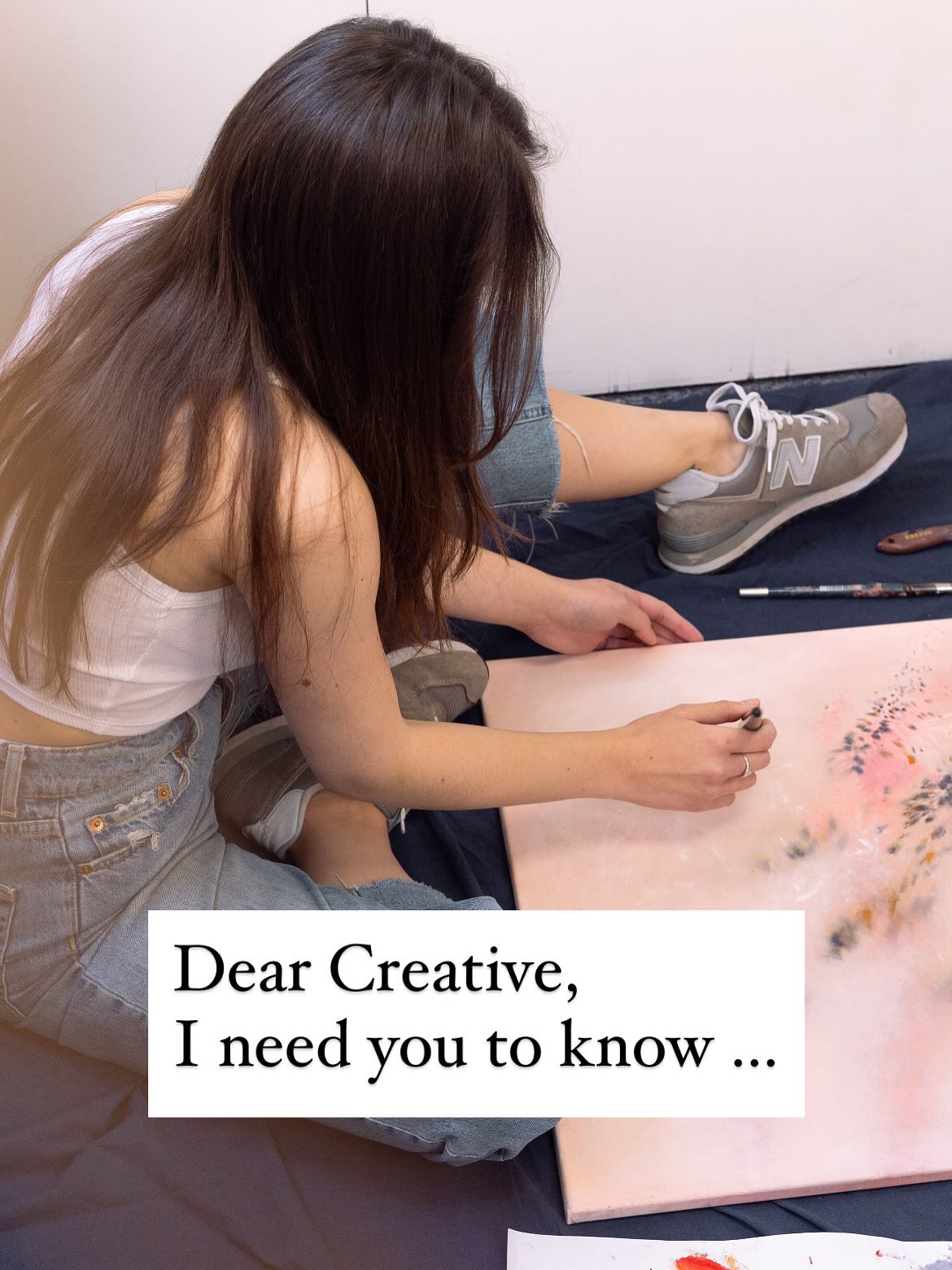 Creatives - these words are for you 💫
.
It took me ages (years!) to call myself an artist.
I created a story that to be an artist, you have to have gone to art school.
Or you have to be selling art.
Or you have to have a studio.
These stories held me back for a long time. As did societal expectations around what a career “should” look like.
Oh the stories we tell ourselves! The next time you doubt yourself remember:
If you create art (of any kind) - you ARE an artist.
Even if you’re taking a break,
Or not getting paid for your work (yet),
Or are creating from home and not a studio,
And especially! if you didn’t go to art school.
The world needs YOU and your unique expression.
So, promise me - but more importantly, yourself - that you won’t give up.
Keep creating!
.
.
.
#creatives #artists #artexpression #bebold #soulessence #confidence #confidencecoach #creativecoach #artistsofinstagram #creativepreneur #shareyourart