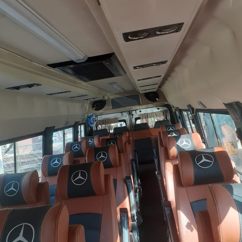 20 Seater Semi Luxury Tempo traveller
Fully AC
#travellerlife #tempotravel