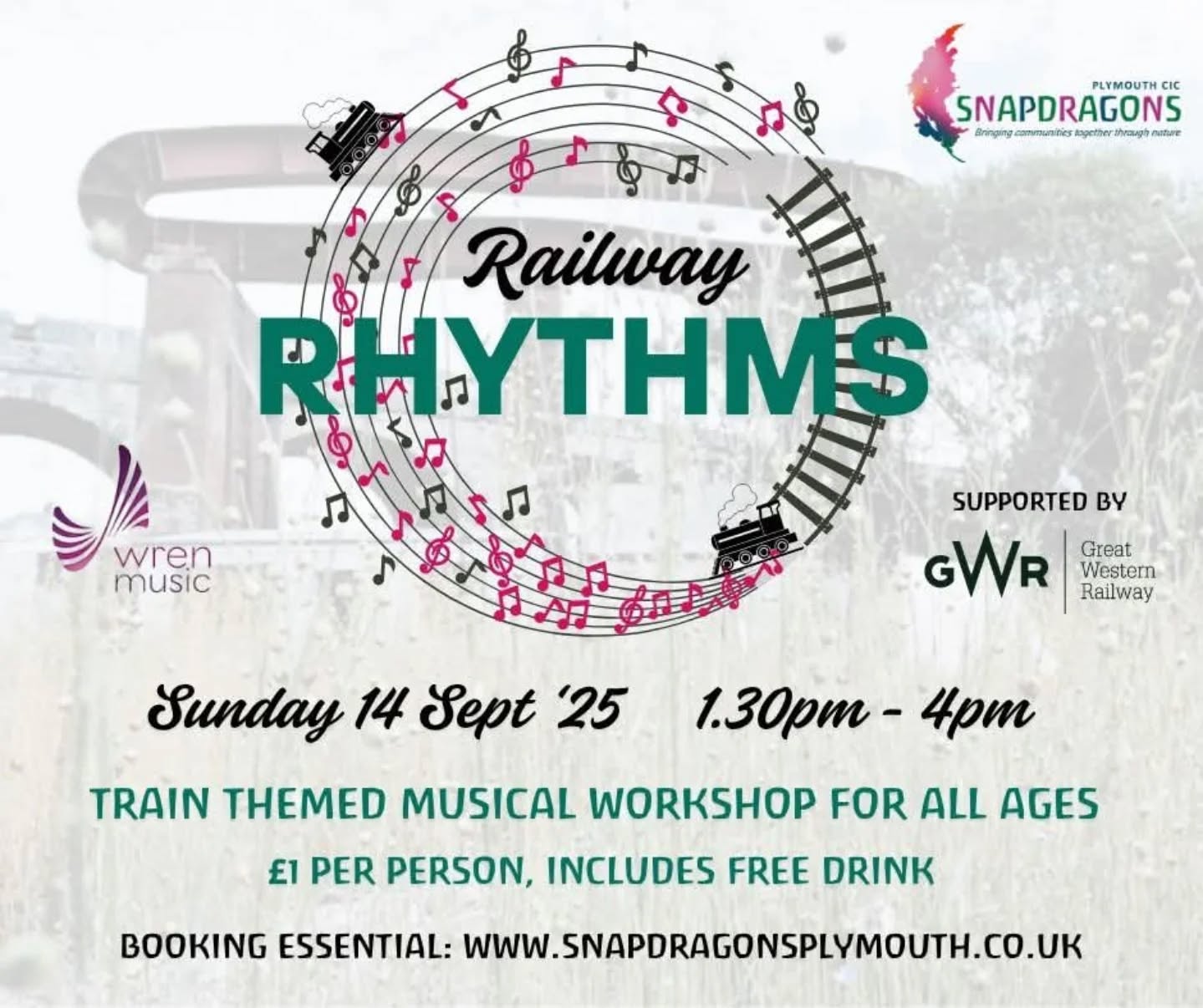 Not long now til our amazing workshop with @wrenmusic
Tickets available on our website :)