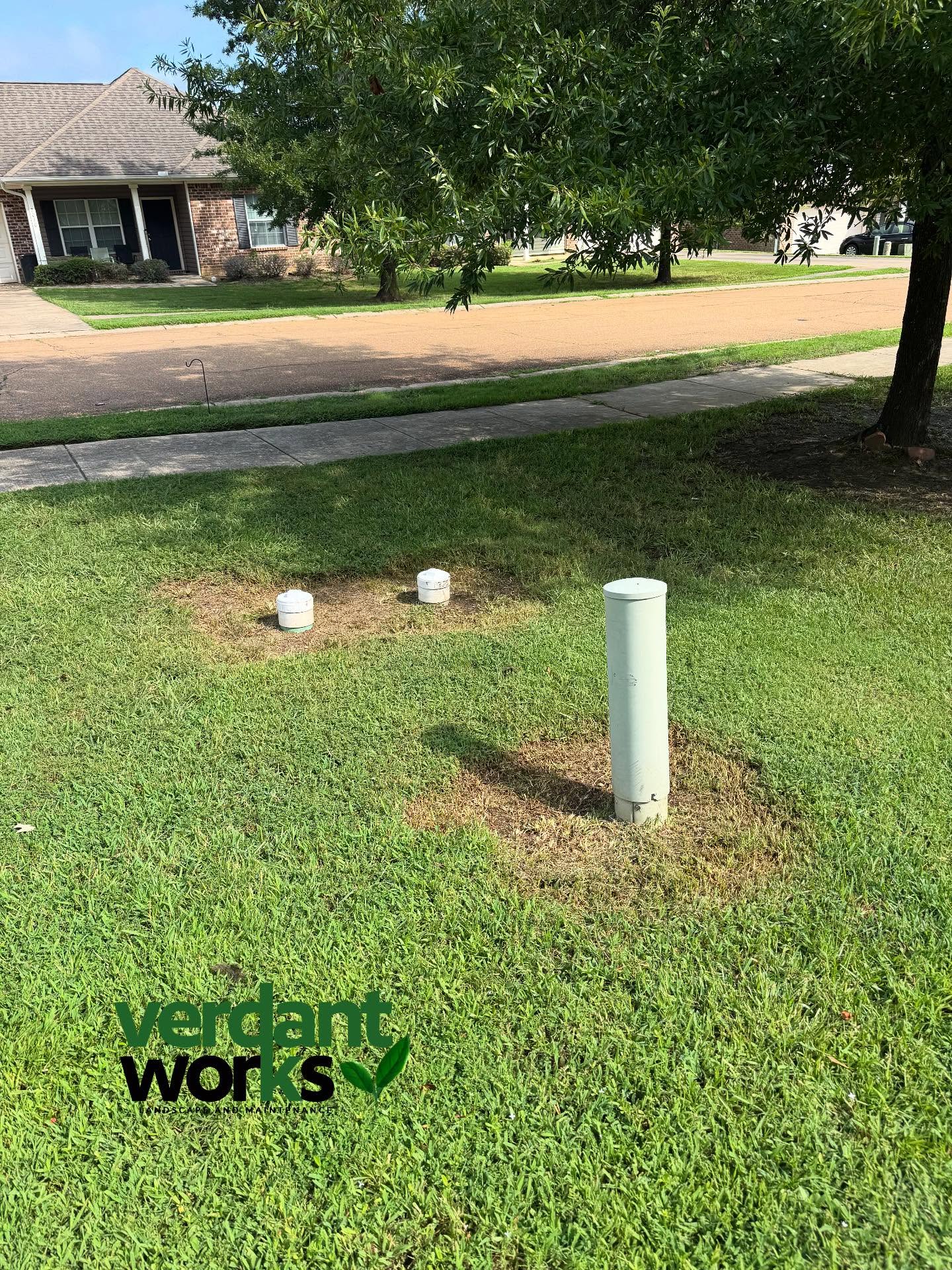 Before VS After
Rock bed around sewage pipes🌱🎯 #Landscape #Edging #RiverRock