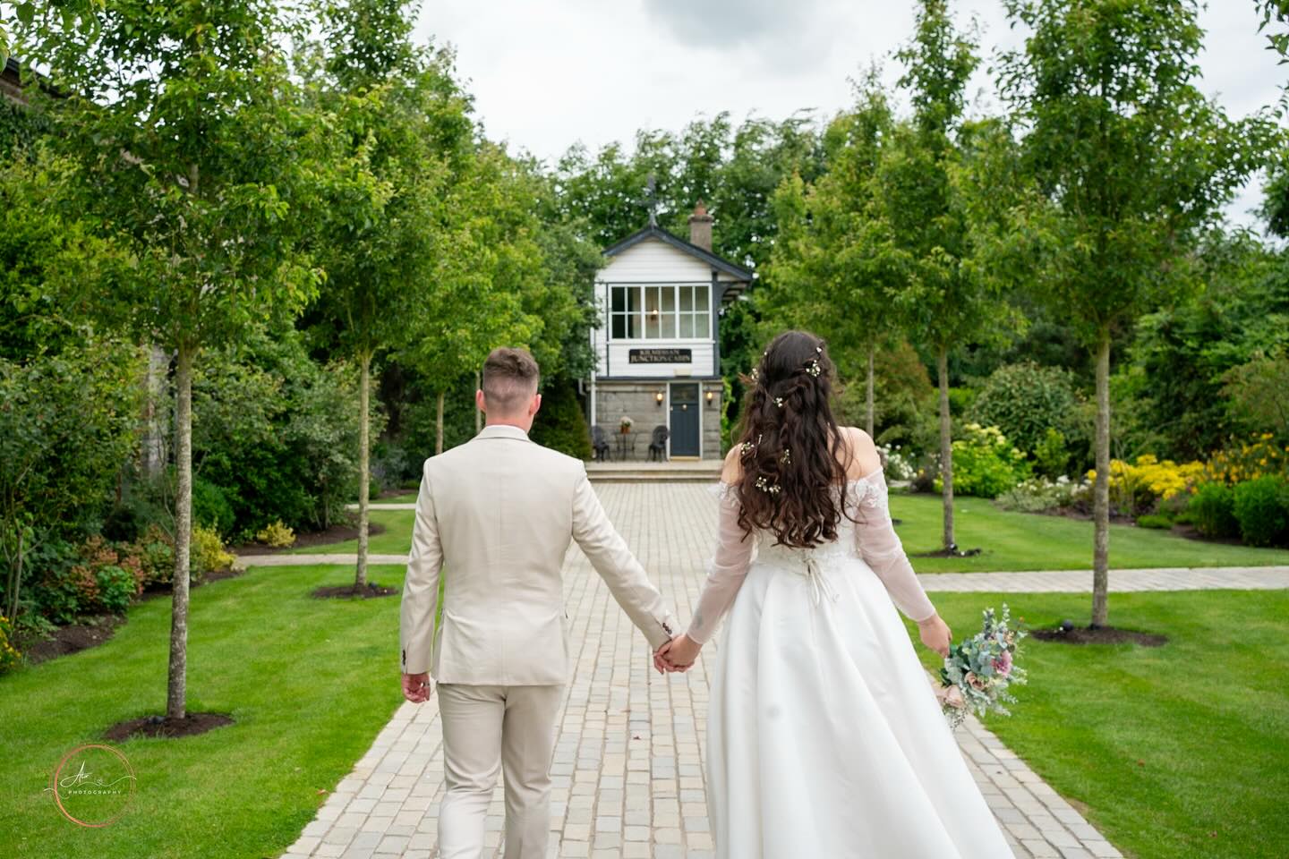 Walking into their future together 🤍 #justmarried #stationhousewedding #irishweddingphotographer