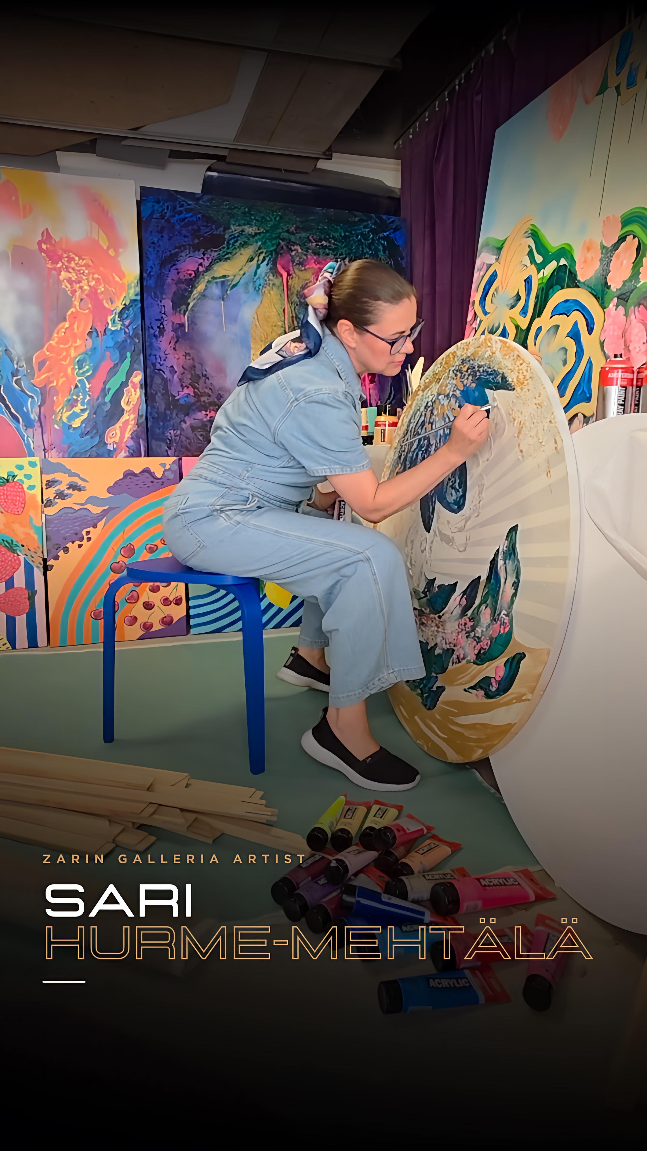 🔻
Step inside the studio of Finnish artist Sari Hurme-Mehtälä as she shares the story behind her vibrant abstract works—where intuition, emotion, and transformation take center stage.
Catch her work at the International Art Exhibition at Helsinki Cathedral, August 18–31.
#SariHurmeMehtälä #ZarinGalleria #StudioVisit #AbstractArt #HelsinkiArtScene #ContemporaryArt #zarinartgallery#InternationalArtExhibition#helsinkicatheral