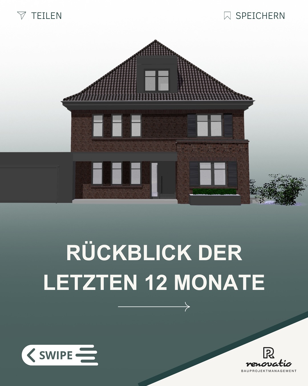 12. Monats - Rückblick – ein Jahr voller Meilensteine!
Baugenehmigung: 25.07.2024
Baustart: 26.08.2024
Richtfest: 29.11.2024
Einzug: Juli 2025
Ein spannendes und intensives Jahr liegt hinter uns. In nur einem Jahr ist aus einem Entwurf und einer Idee ein stilvolles, hochwertiges und ganz besonderes Haus entstanden: die Hamburger Kaffeemühle.
Ein großes Dankeschön an alle beteiligten Firmen für die hervorragende Zusammenarbeit, Verlässlichkeit und das gemeinsame Ziel vor Augen – Qualität auf höchstem Niveau.
Ebenso danken wir den Bauherren, die mit viel Engagement, Entscheidungsfreude und Herzblut dieses Projekt mitgetragen haben.
Ohne euch wäre dieses Ergebnis nicht möglich gewesen.
Das Resultat spricht für sich – und wir sind stolz, Teil dieses besonderen Bauvorhabens gewesen zu sein.
Ort: Hamburg Volksdorf
#Einfamilienhaus #Hausbau #HamburgerKaffeemühle #Architektur #Danksagung #QualitätamBau #Zusammenarbeit #Bauherren #StilvollWohnen #Neubau