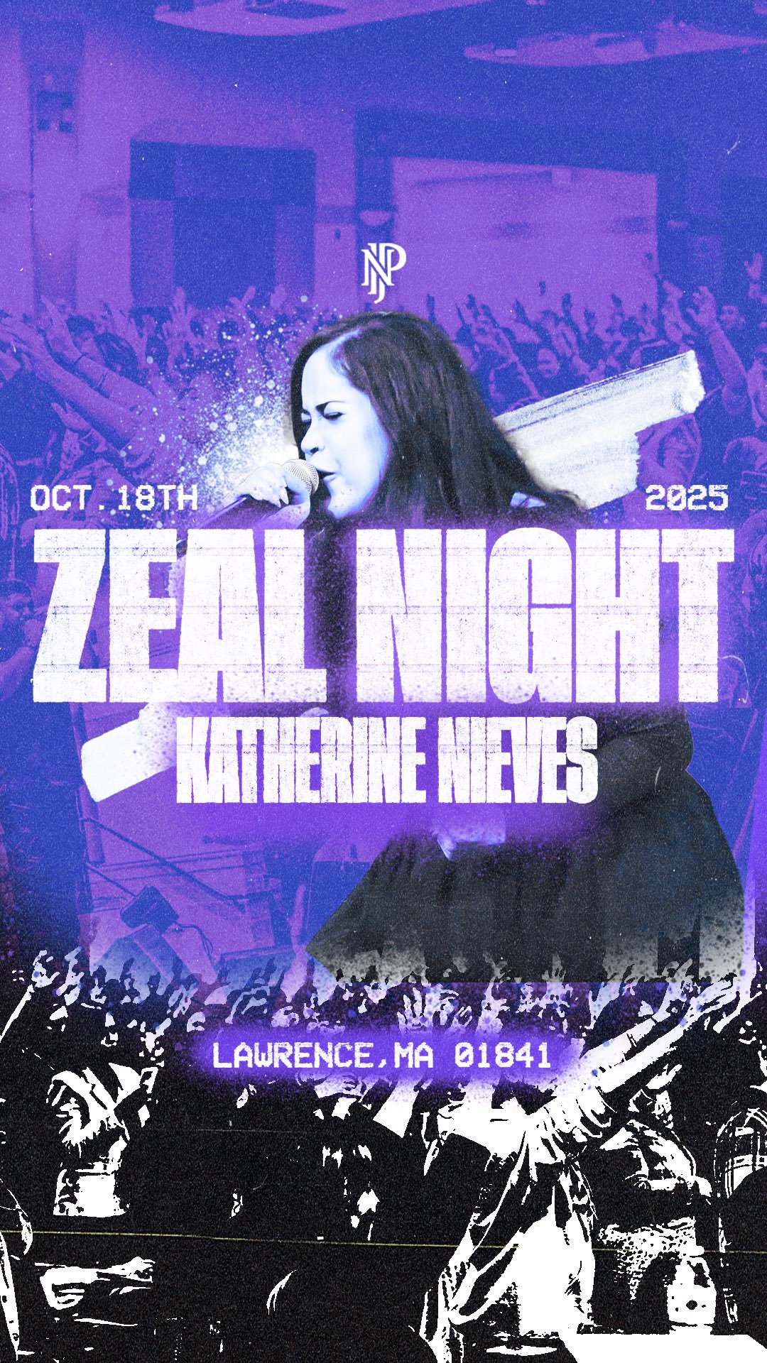 ❤️🔥 ZEAL NIGHT REVEAL ❤️🔥
We’re honored to welcome Katherine Nieves, a dynamic worship director at Freedom City Church and a visionary founder of The River Music Group.
Katherine is a powerful worshiper whose ministry extends far beyond the church walls impacting the creative and music spheres with a prophetic voice for this generation. As an entrepreneur, she also leads a worshiper’s conference, equipping and empowering others in their calling.
We’re thrilled to welcome her from Springfield, MA get ready for a night marked by glory and purpose at Zeal Night on October 18th, 2025 in Lawrence, MA 🙌🏽
Registration is NOW OPEN — don’t miss it!
#ZealNight2025 #RevivalInNewEngland #KatherineNieves #CreativeWorship #PropheticSound #WorshipMovement #LawrenceMA #October18