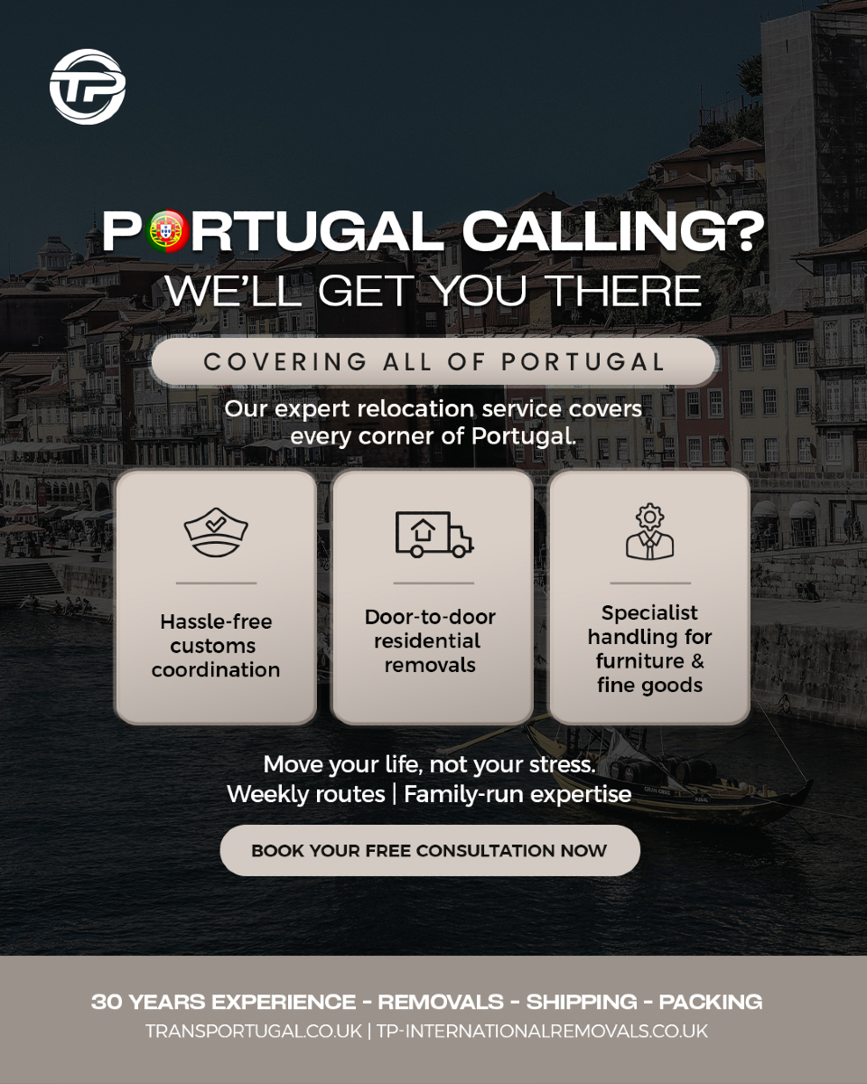Whether you're moving home, sending commercial goods, or delivering personal items, our dedicated weekly service ensures your shipments reach Portugal safely, securely, and exactly when expected.
Trusted by families, expats, and businesses alike – we make international shipping simple.
Reach out to our team via phone or email with your specific requirements, and we'll be happy to assist!
🇬🇧 LONDON OFFICE
22-24 Homecroft Rd, London, N22 5EL, United Kingdom
0208 807 6677
🇵🇹 PORTUGAL OFFICE
Inter Luis
Estrada Nacional 10
Centro Empresario Sado Internacional
Armazem D21, 2910-835 Setúbal
00 351 265 708 240
info@tp-internationalremovals.co.uk
#relocationservices #movingcompany #shipwithus #movers #packingpros #transportation #movingday #shippingworldwide #relocationexperts #shipments #tpinternationalremovals #transportugal #shippingandhandling #movingtotheuk #packingandshipping #movingtoportugal #movewithus #easyshipping #movingsolutions #shippingmadeeasy #securepacking #movingtospain #storagesolutions #removalstoportugal #relocationready #movinghome #newoffice #fineart #vehicletransportation