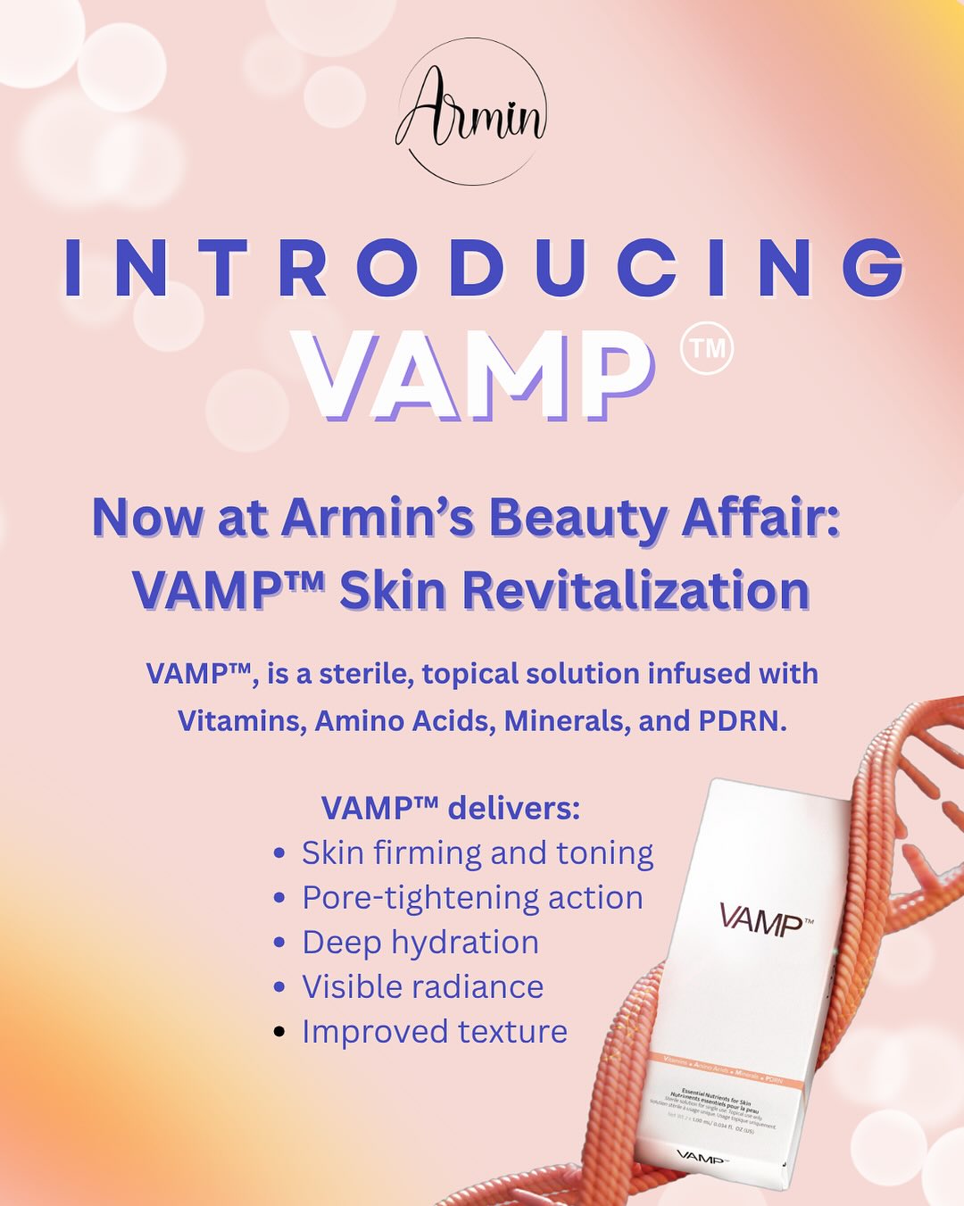 ✨ Halifax, your skin is about to glow like never before! ✨
We’re now offering the famous VAMP Facial using salmon sperm DNA (PDRN) — a powerhouse Korean treatment that hydrates, brightens, and boosts collagen 💧🐟
Delivered with our gentle and precise Epen microneedling, it’s perfect for:
✨ Dull or tired skin
✨ Fine lines and texture
✨ Post-summer skin repair
Whether you’re prepping for a special event or just want that healthy glow, we’ve got you covered 🫶
📍Located in Halifax
📲 DM us to book or ask questions — we’re always here for you!
#HalifaxSpa #HalifaxGlowUp #ArminsBeautyAffair #VAMPFacial #PDRNFacial #KBeautyHalifax #HalifaxSkinCare #EpenMicroneedling #HalifaxFacials #HydratedSkin #NovaScotiaBeauty