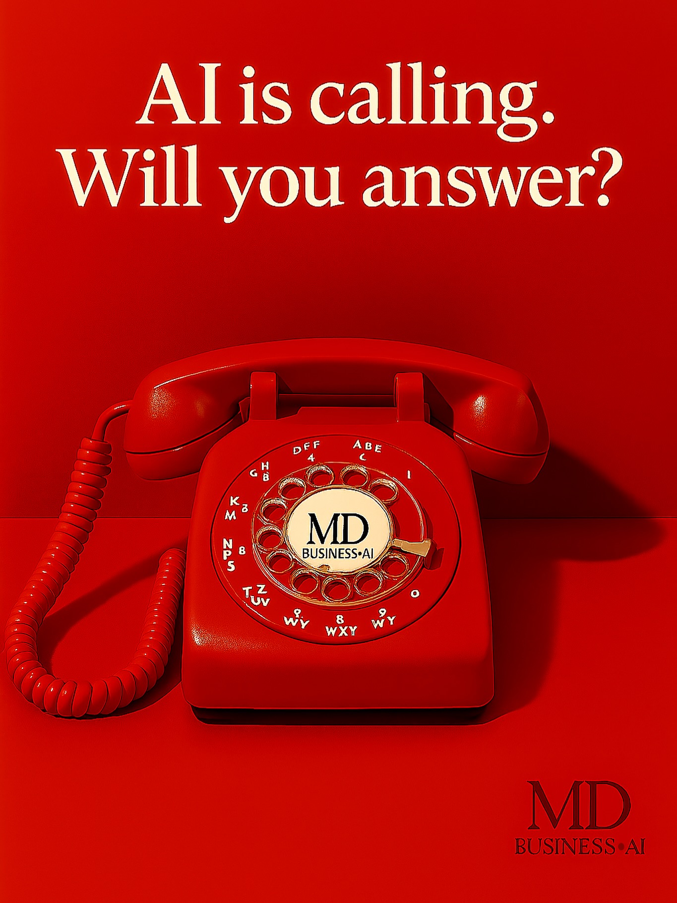 📞 AI is calling. Will you answer?
The future of aesthetics & plastic surgery isn’t months away, it’s already on the line.
And when it rings, every answer you need is at MD Business.AI.
In September, I’ll reveal exactly how the most forward-thinking practices are:
✅ Automating without losing the human touch
✅ Filling schedules while they sleep
✅ Making faster, smarter, more profitable decisions
🔴 Coming September 2025
If you want to lead, this is your call.
No more 9-5! 👠
#ai #aesthetics #medspa #aiforbusiness #aiforwomen #plasticsurgeryclinic #aicolorado #aiaesthetics #aiwebinar #physicians #mdmedspaconsulting