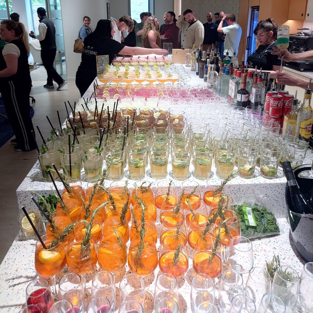 Always a pleasure, @skyscanner ✈️
Last week, we brought the bar to Skyscanner’s Edinburgh offices – serving over 200 mocktails by day and cocktails by night for one of their fantastic team socials. Thanks for having us!
______________________
#MobileBartendingScotland #MobileBarHire #CorporateEvents #Skyscanner