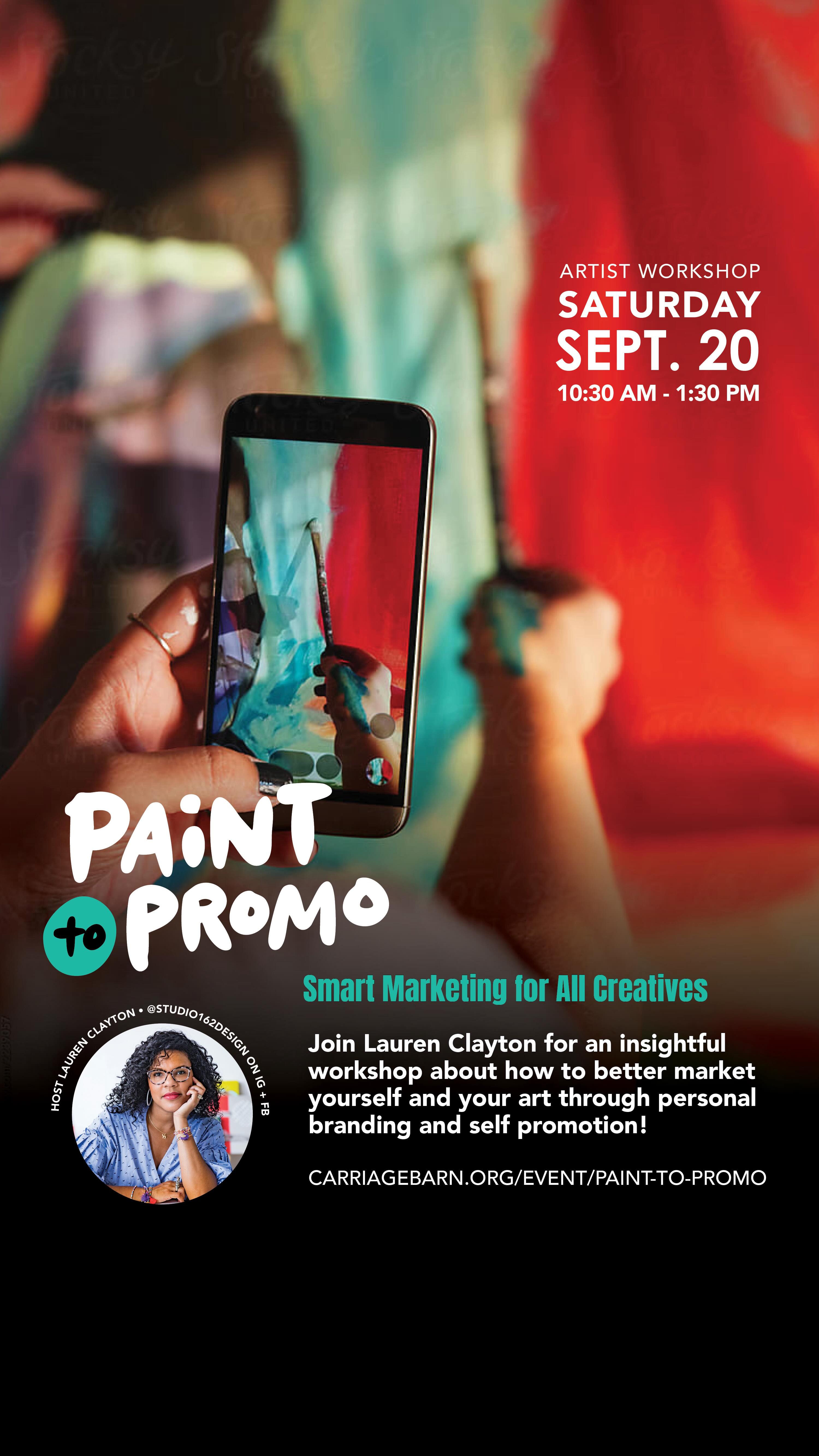 Paint to Promo is a workshop built for artists who want to promote their work with more confidence, clarity, and purpose, without losing their voice in the process.
In this session, you’ll learn how to:
✅ Define your authentic voice
✅ Choose marketing methods that align with your goals
✅ Build habits that support visibility and creative growth
✅ Take steps, small or bold, toward a stronger presence
Whether you’re new to marketing or ready for a refresh, this class will help you move forward in a way that feels true to your practice.
When: Saturday, September 20th, 10:30 AM – 1:30 PM
Where: Carriage Barn Arts, New Canaan, CT
Thanks to @carriagebarnartscenter and @heatherjjones_art for inviting me to teach this empowering class
#artistmarketing #artpromotion #creativeentrepreneur #marketingforartists #artistcommunity #artistsupport #newcanaanct #connecticutartists #artbusiness #sellyourart
