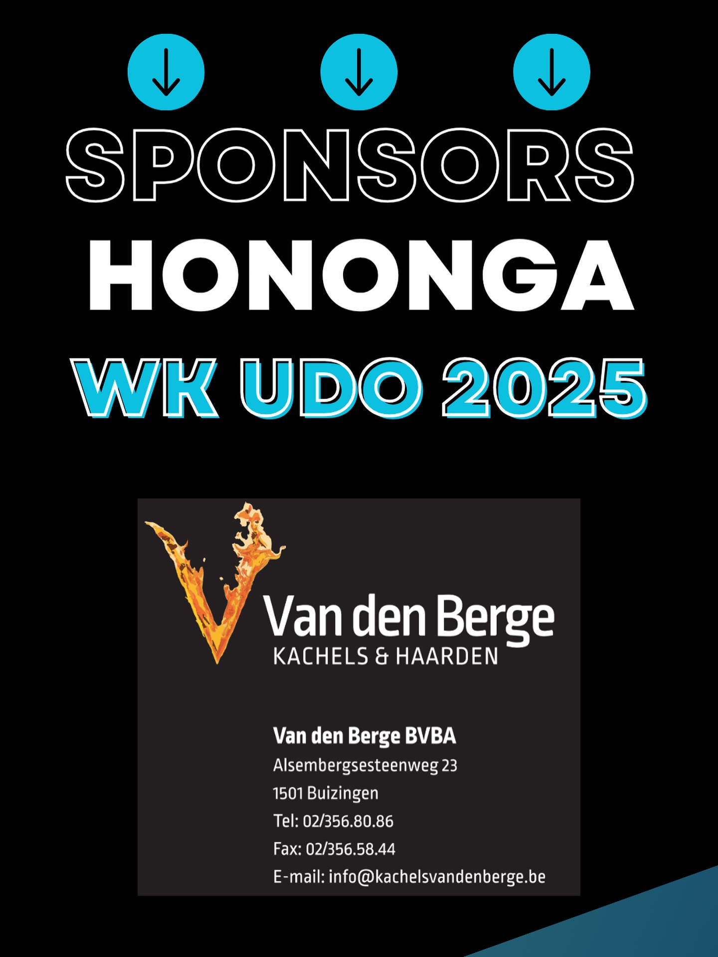 🚨 Sponsor Alert 🚨
VAN DEN BERGE
Bedankt voor de steun aan ons WK-avontuur!