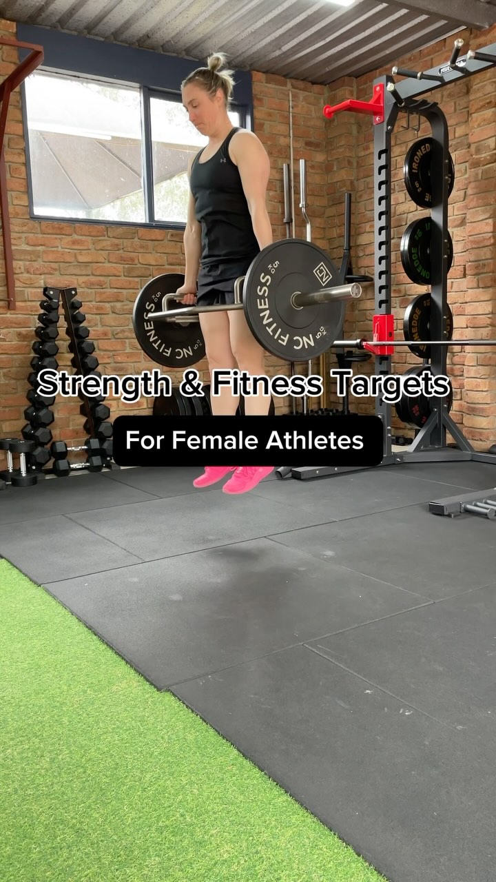 This isn’t about aesthetics — it’s about athleticism. It’s about knowing what you’re capable of 🔥
Here are 5 strength & fitness targets every female athlete should aim for. It’s a challenge, but it’s achievable!
💥 How many can you hit?
🧐 Which ones do you want to achieve?!