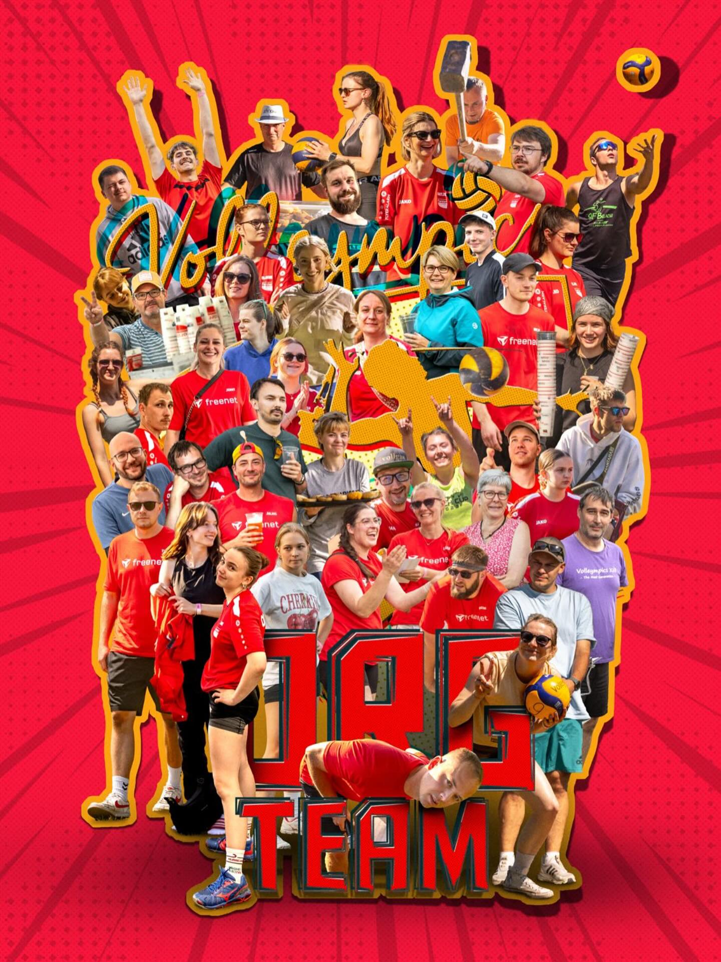 Ein hoch auf unser ORG-Team!
Da meist nicht das ganze Team auf einem Bild vereint ist, hatten wir eine kleine Idee, deren Umsetzung ihr hier sehen könnt.
#orgteam #volleympics