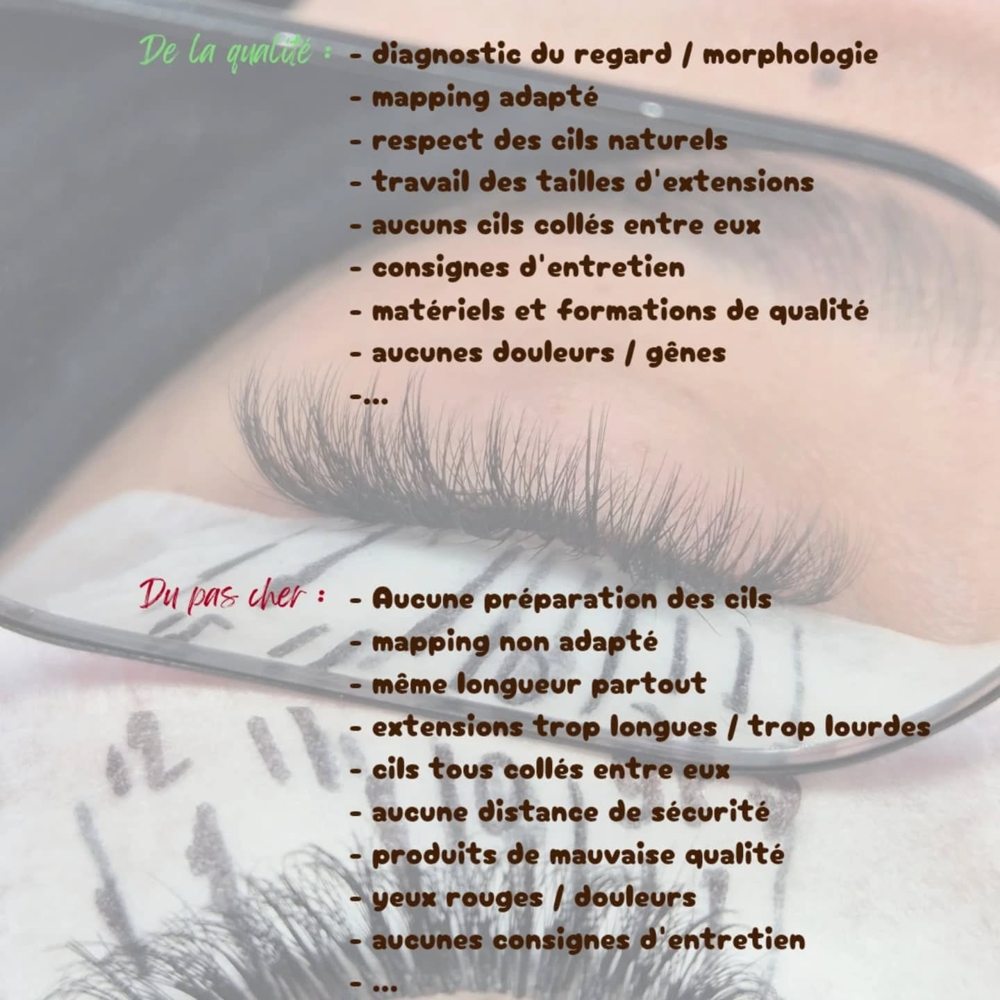 De la qualité ou du pas cher 🤔
❌️ Une pose qui réunit tout ses points est a fuir, vous risquez d'abîmer tout vos cils et de finir avec des trous voir pire. (Poux de cils, infections,...)
Une dépose professionnelle est fortement conseillée.
Pas d'huile vous allez juste abîmer le peu de cils qu'il vous reste.
----------------------‐-----------------
✅️ Un regard naturel même avec des extensions de cils ? Cest possible 🤗
Avec un diagnostic du regard qui prend en compte vos envies, la morphologie de votre regard et la santé de vos cils. 🧐
Les extensions de cils n'abîment pas les cils naturels quand tout ses détails sont pris en compte.
- Preparation des cils (Shampoing, primer...)
- Choix du mapping (Cateye, Squirrel, Foxy...)
- Choix des extensions (Courbure, épaisseur, longueur...)
-...
Grâce à tout ses points les cils naturels sont respectés et la pose harmonieuse. 🥰
Aurevoir les yeux tombants, bonjour le regard sublime et unique à chacune 🌷
.
.
.
#extensionscilsnaturelles #cilsannecy #cilsseynod #cilacilnaturel #cilsacils #mascara #volumerusse #extensionsdecilsmascara #browlift #regardnaturel #rehaussementdecils #regardnaturelannecy #cilsnaturelsrespectés #cilsenbonnesanté