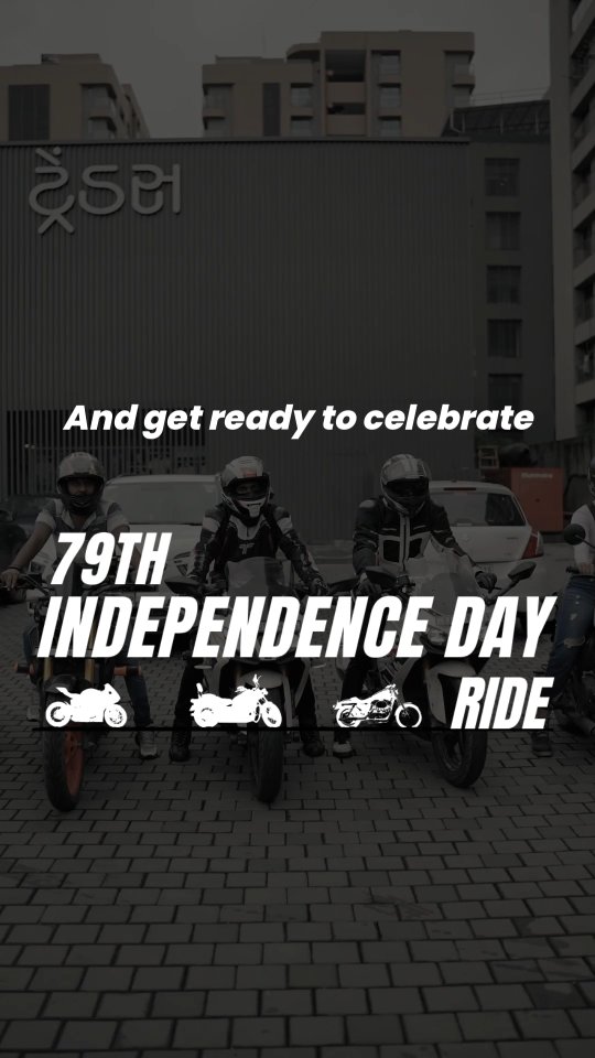Time to GEAR UP & LET’S GET READY FOR THE PATRIOTIC RIDE 🏍🔥
Let’s come together and celebrate the 79th Independence Day Ride with style, superbikes, bikers’ brotherhood, and the passion we carry for our great nation Bharat 🇮🇳.
United we stand 🇮🇳 🧡🤍💚
Have you registered yet? If not , Join us now & Get Ready to experience a dance of patriotism with sound of motorcycles 🏍💨
Associate Partners:
@insurebyengineer
@dharmarajsuzuki_surat
Supporting Partners:
@gearupstoresurat
@surties
@swami.infotech
@chainakasurat
@unityhospital
@autoziast
@bigfm.gujarati
@surat_sgcci
@photojeniks
@digitopia.369
@socialarmytrust
@invinciblengo
@src_bikers
@surat_rider_brothers
@hot_wheels05
79th Independence Day Ride | Biker Community | Superbikes | Patriotism | Motorcycle Ride | Riders Brotherhood | India Ride
#IndependenceDayRide #79thIndependenceDay #BikerCommunity #SuperbikeRide #MotorcycleLovers #RidersOfIndia #PatrioticRide #BikingPassion #IndianBikers #UnitedWeRide #BikersBrotherhood #RideForIndia #BikersOfInstagram #TeamSBC