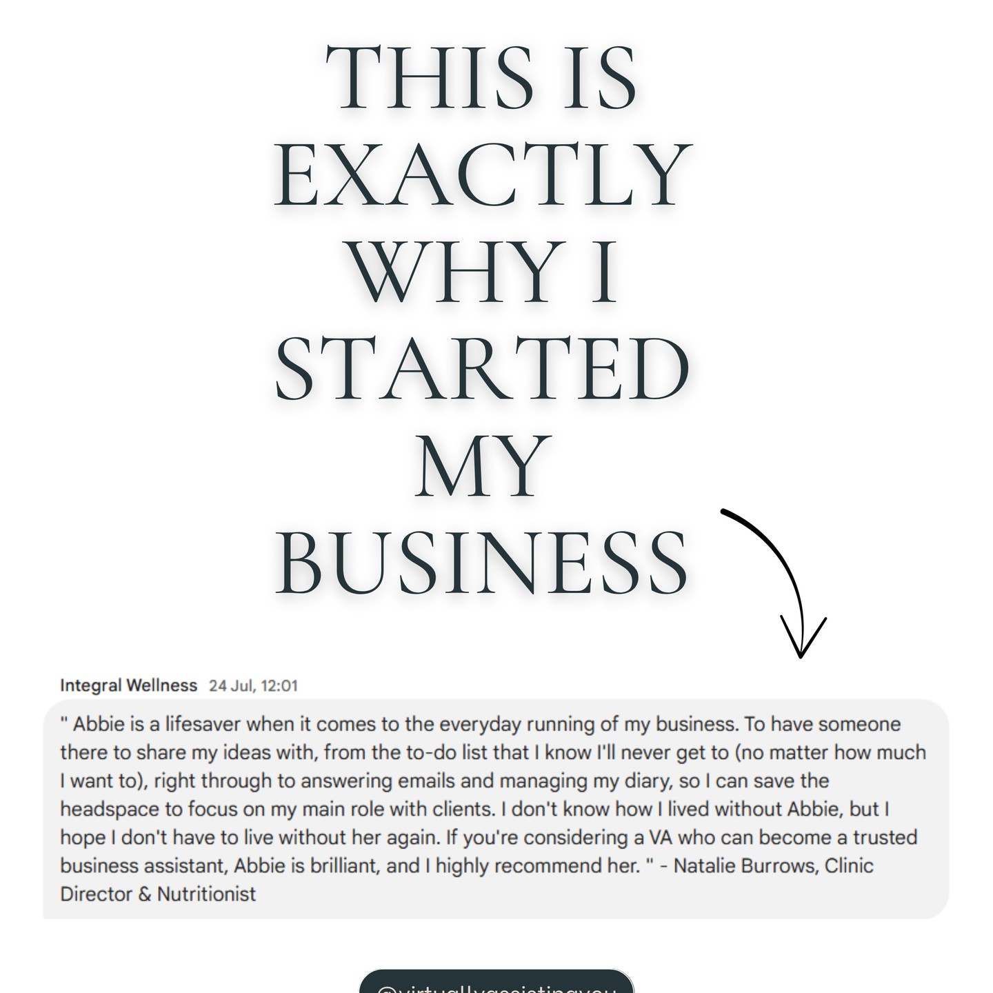 She was drowning in admin…
Now her business runs like clockwork!
Before we started working together, Natalie was managing two inboxes, her diary, clinic admin, invoices and the constant stream of client comms - all whilst running a busy clinic 😥
It was a lot!
She was spending too much time in the admin chaos, and not enough in her zone of genius (working with her clients and growing her business)
Now?
✔️I manage both her inboxes
✔️Her calendar is organised (and colour coded!)
✔️Invoices, newsletters, travel and event bookings? On it!
✔️I liaise with her clinic team
✔️I’m the first point of contact for new client enquiries and bookings
Natalie gets to focus on what she does best...and that’s where the magic happens 💫
If you’re constantly in your inbox, juggling your calendar and putting admin before strategy (because there’s just no headspace to do it any other way) know this: it doesn’t have to be that way.
You can hand it over.
You can breathe again.
You can focus on the stuff that lights you up.
You weren’t meant to run your business alone!
Let’s fix that.
Enquire via the bio link 🔗