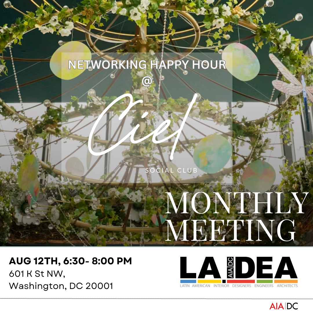JOIN US for our next Monthly Meeting on Tuesday, August 12th in the form of a Networking Happy Hour @ Ciel Social Club! Hope to see you there☀️✨🥂