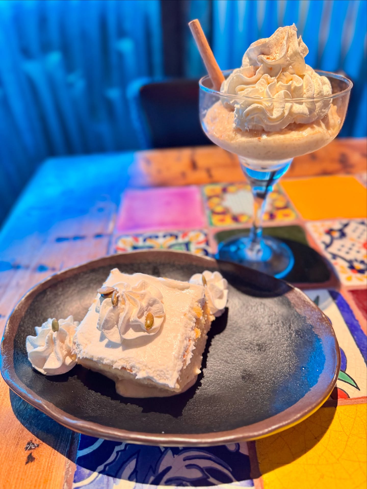 Life’s too short — eat the dessert first! 🍰
Our new Tres Leches Cake and Arroz Con Leche just dropped at Cabos! Join us today and top off your meal with a sweet treat!
.
.
.
.
#tresleche #arrozconleche #swfl #fortmyersfoodies #sweettreat #caboscantina