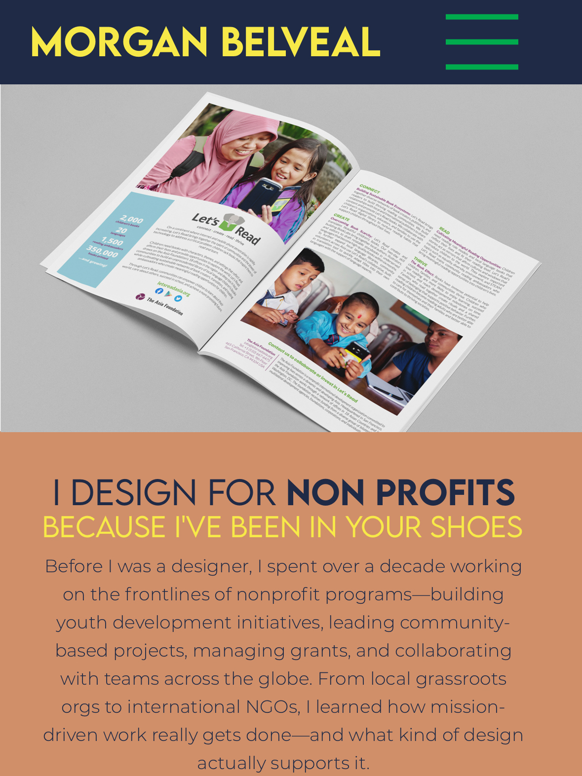 I spent over a decade working in nonprofits—writing grants, running programs, building relationships, and doing my best to make things look presentable with zero design budget.
I remember Googling “how to make a flyer not ugly” at 11pm before a big event.
I remember trying to build a logo in Word.
I remember wishing we had someone who got our mission and could make it shine.
Now I’m that someone.
I design for nonprofits and mission-driven folks who are too busy doing the real work to worry about fonts and file types. Whether you need a rebrand, a campaign, or just some solid design support—I’m here for it.
Because your work deserves to be seen, and design can help make that happen.
Let’s build something meaningful.
#nonprofitdesign #designforgood #missiondriven #smallbutmighty #brandwithpurpose