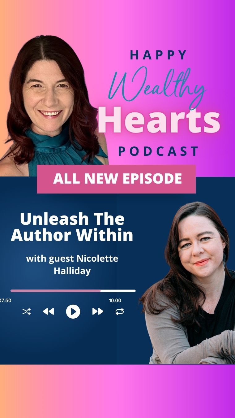 Ever wondered how to start writing a book? LeisaQ interviews Nicolette Halliday from Inspired Hearts Publishing about the power of storytelling and her own unique journey to becoming a publisher and author.
Discover how collaborative books can kickstart your writing journey, offering a supportive environment and reduced pressure. Learn about overcoming imposter syndrome, the benefits of community in the publishing process, and why sharing your story matters more than ever. Nicolette shares her insights on making an impact through authorship and creating a lasting legacy.
#shareyourvoice #WomenEmpowerment #EmotionalIntelligence #SelfDiscovery #PersonalGrowth #Manifestation #IndependentWomen #becomeanauthour #authorpreneur #happywealthyheartspodcast