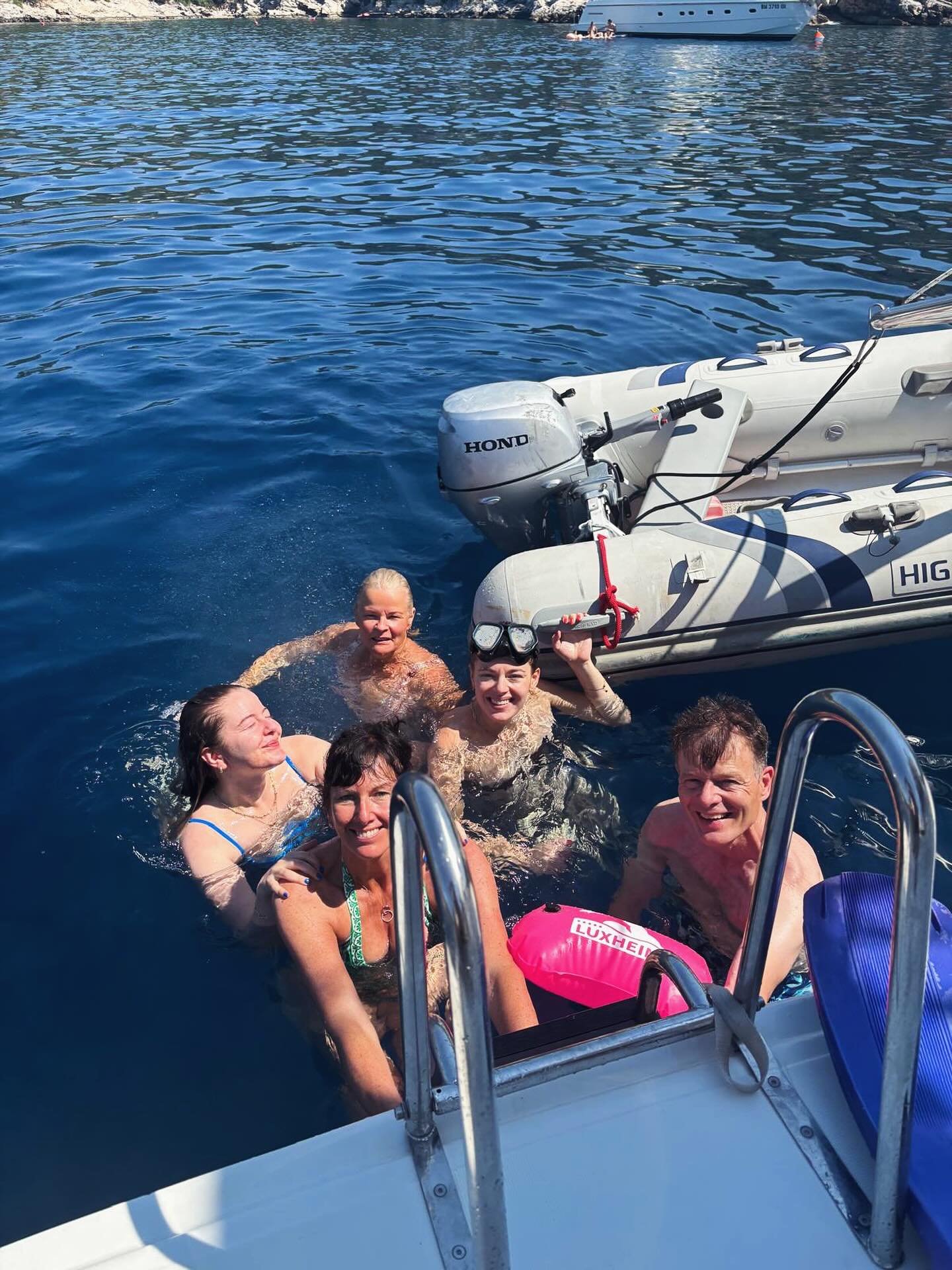 Family swim in Lonely Paradise - Solta!
