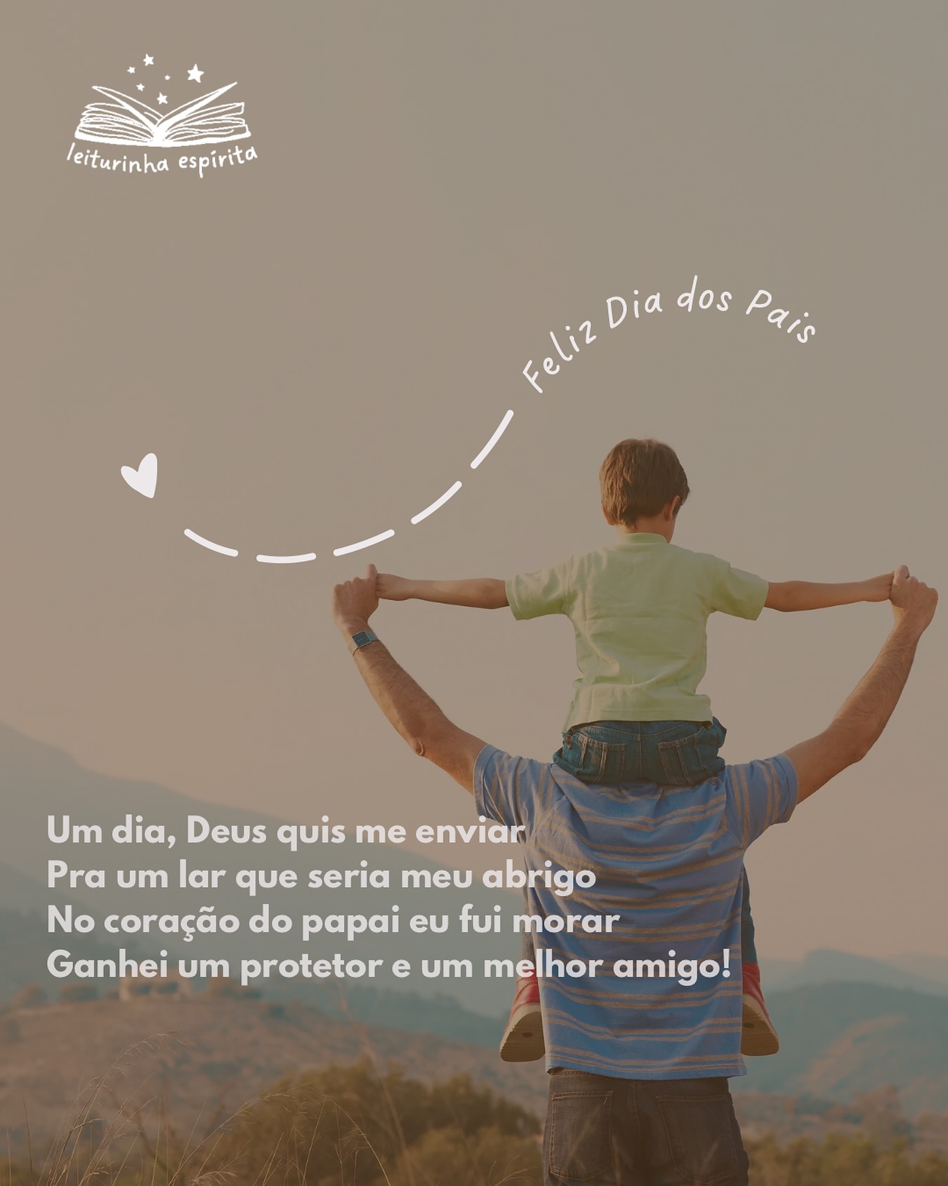 🌟 Feliz Dia dos Pais! 🌟
___No projeto divino, nada é por acaso.
___Cada abraço, cada conselho, cada momento ao lado do seu filho é parte da missão que vocês escolheram juntos antes mesmo de nascer. 💛
___Que a leitura, o amor e a fé sejam sempre o elo que une vocês nesta jornada de evolução. 📚✨
___Uma homenagem do Leiturinha Espírita a todos os papais e figuras paternas que educam suas crianças com o coração! ♥️
#DiaDosPais #LeiturinhaEspirita #AmorQueVemDoCéu #PaisEFilhos