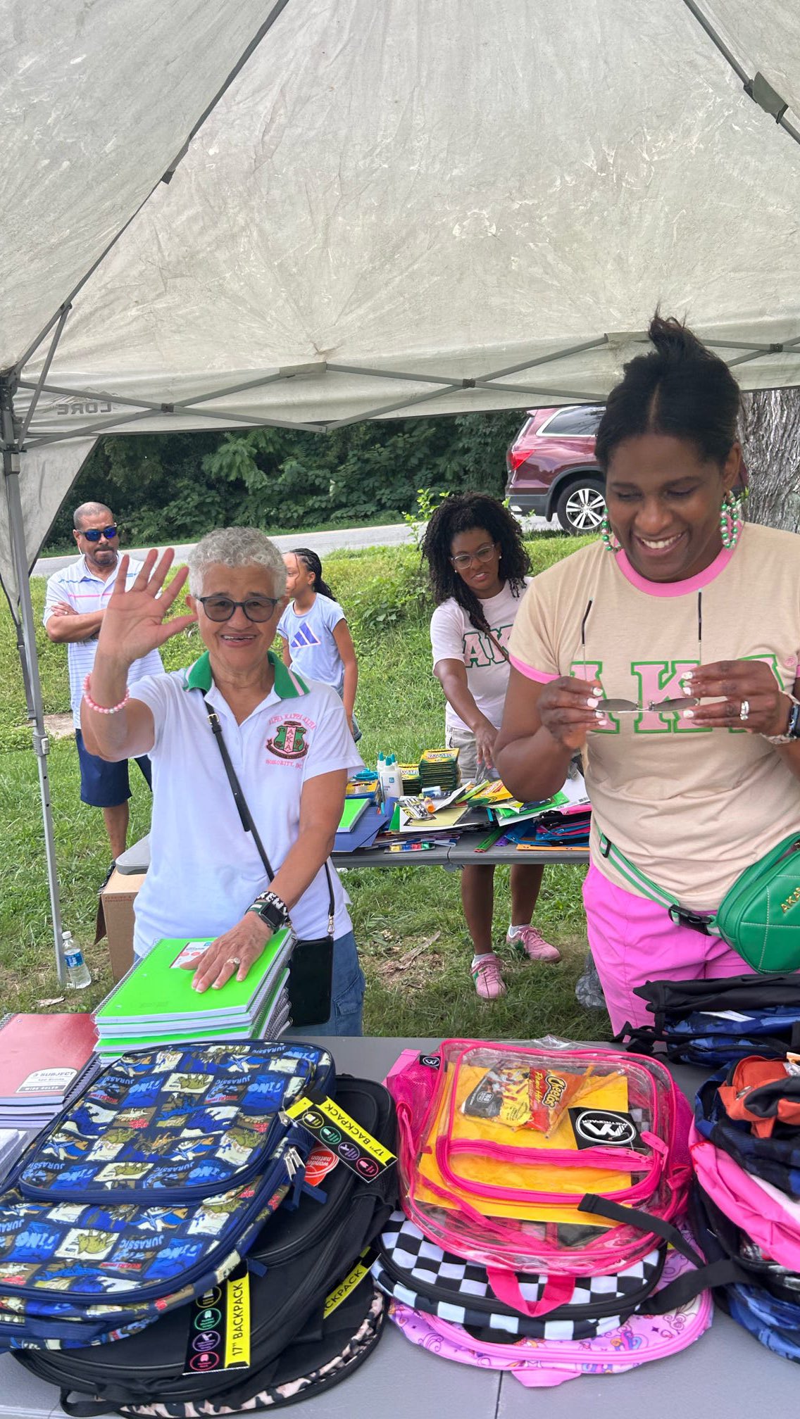 Students of Cabarrus County, Good Luck and have fun this 2025/2026 school year💗💚 #cabarruscountyschools #lambdaupsilonomega #soaringwithaka #backtoschool2025📚✏️ #midatlanticaka #aka1908