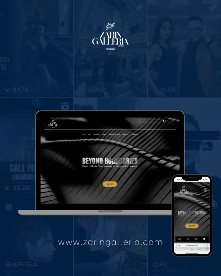 www.zaringalleria.com
Zarin Galleria — Our New Website Is Live
We believe art should be as accessible as it is inspiring.
Our redesigned zaringalleria.com brings the world of Zarin Galleria closer to you , wherever you are.
With our new platform, you can now:
🖼 Browse exhibitions with a clean, elegant design
🖌 Discover artists and their latest works instantly
💳 Purchase artworks directly online — safely and seamlessly
💬 Connect with our team 24/7 for enquiries, advice, and private viewings
Whether you are an art lover, a seasoned collector, or simply curious, our new website offers a refined digital experience designed for you.
Step inside and explore:
zaringalleria.com
#ZarinGalleria #ArtOnline #CollectorsChoice #GalleryRelaunch #ContemporaryArt#zarinartgallery#finland#suomi#helsinki#newwebsite#gallery#online#art#artist