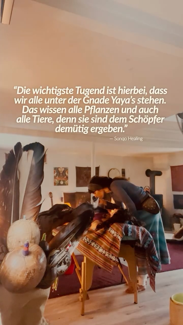 From a shamanic point of view, everything is living energy that wants to express itself and be lived. So are your blockages and emotions.
Shamanic means being able to see, smell, taste, hear and feel the truth with your soul in your heart. And this truth is only ever revealed to you by Yaya.
So in a session we listen to the voice of your heart and pray for healing. The most important virtue here is that we are all under the grace of Yaya. All plants and animals know this because they are humbly devoted to the Creator.
Shamanic ceremonies are designed to make it possible to give space to one’s own soul so that one’s own species can unfold. The Great Spirit has provided a primal expression for everyone, which shows itself through their own soul fire. This natural power is usually hidden by wounds from the past. Harmony can come when one is willing to face these wounds that continue to negatively affect us in our lives only because we have suppressed them, instead of forgiving the past, asking for forgiveness in order to truly let go.
#healing #greatspirit #forgiving #harmony #releasethepast #lettinggo #praying #yaya #shamanichealing #feel #heart #sonqo #love
