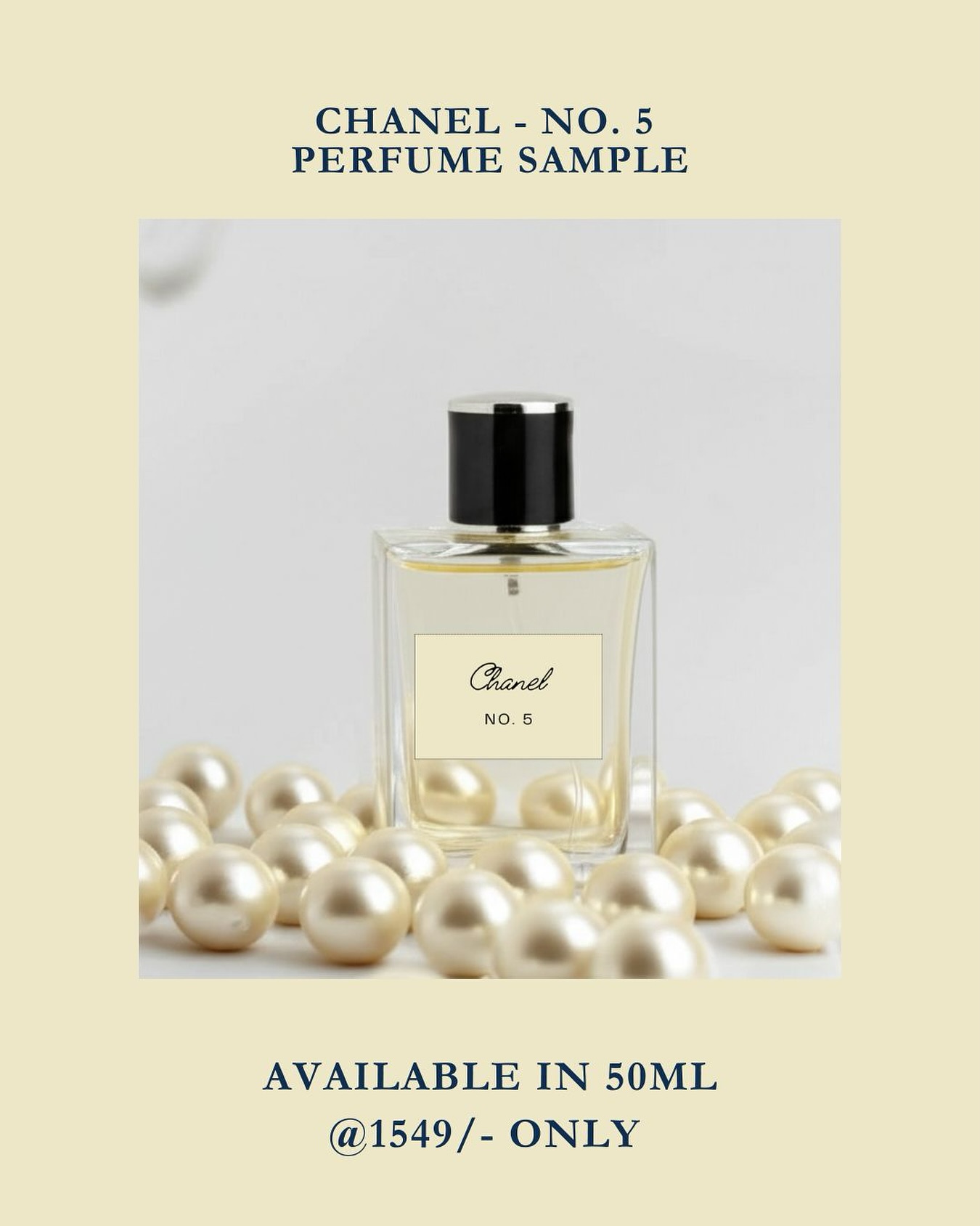 Chanel No.5 sample in 10ml & 50ml available! order now🛍️🥳
Retail pack also available only at @roohandradiance visit our website or dm us for more details!
#explorepage✨ #perfumeonline #perfumesellerindia
