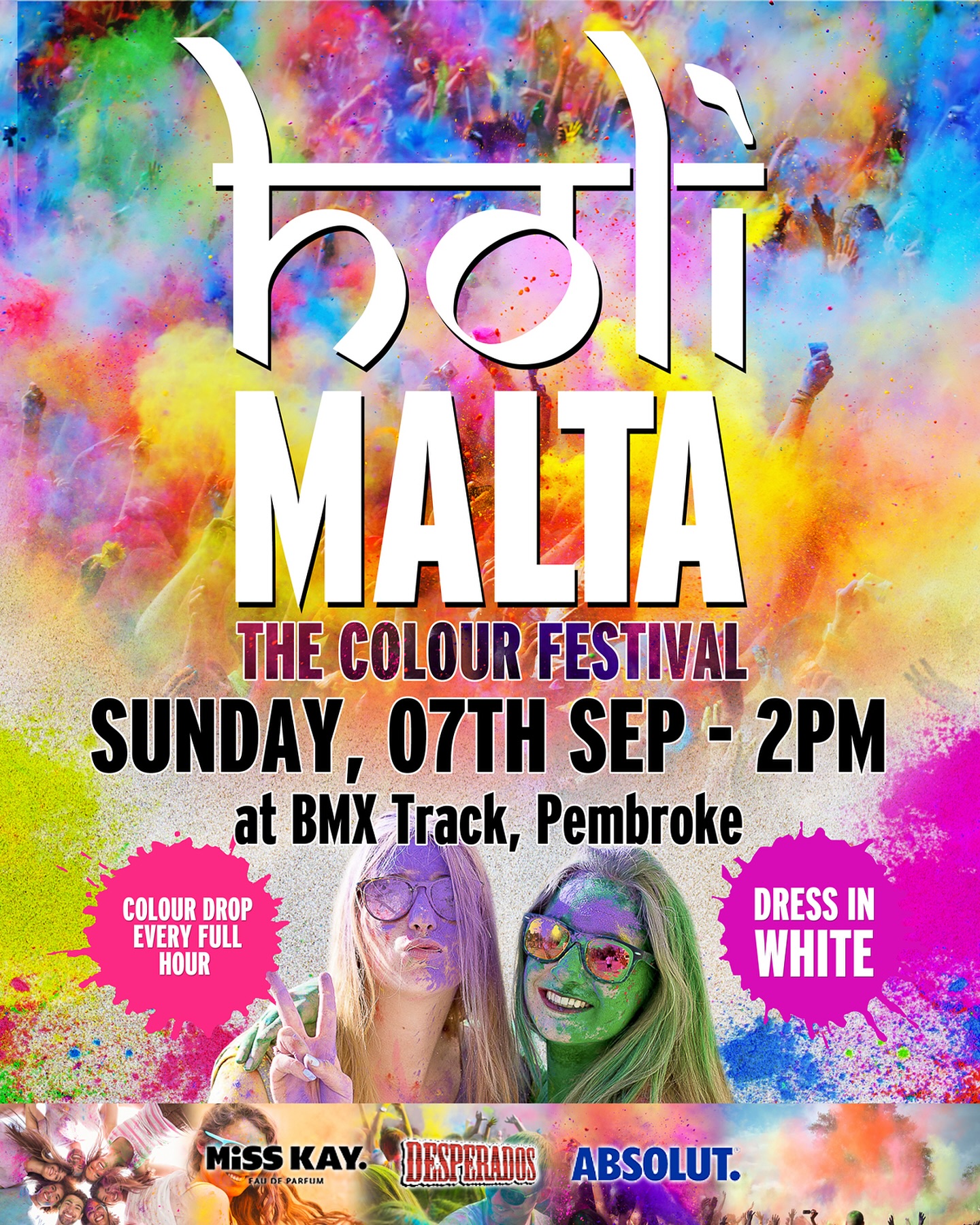 Get ready to paint the island at the most colorful festival in Malta! 🙌 🎨
Experience the spirit of @holi.malta, inspired from an Indian festival celebrating freedom, colour and unity. It’s an unforgettable experience for anyone seeking a fun-filled day under the mediterranean sun with colour, community, and cultural immersion! 🌍
Join hundreds of others as we burst our colourful powder everywhere in an atmosphere full of, energetic music featuring House, Electronic and party classics and captivating performance from our host MC Carmel 💨
This is a festival that transcends social barriers and celebrates unity.
👕 DRESSCODE: White
🗓️ DATE: Sunday 7th September
📌LOCATION: BMX Track, Pembroke
🎫 TICKETS: @holi.malta bio!
𝗟𝗶𝗻𝗲-𝗨𝗽:
► DJ Sir Prise (Berlin / Germany)
► Dcano (Colombia / Italy)
► Florian François (Germany / Malta)
► Mia Wave (Spain / Malta)
► DJ Sammy Savage ( Belgium/ Malta )
Please note: This event is strictly 17+.
For more information: https://holi-malta.com