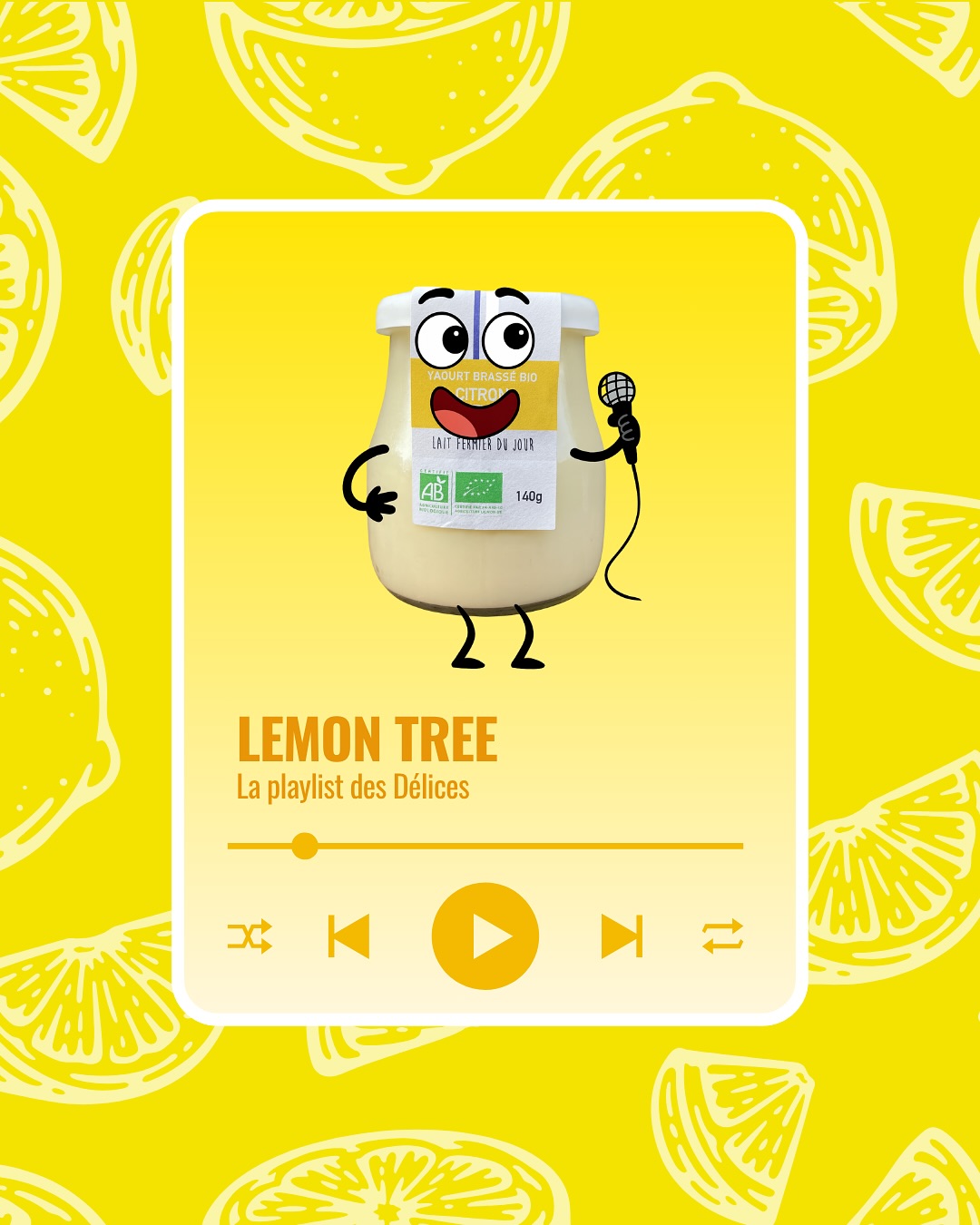 🎶 La Summer Playlist des Délices ! 🎶
Nos yaourts aussi ont le rythme dans la peau cet été… et ils ont sorti leurs plus belles reprises pour ambiancer vos desserts ☀️
🎤 « Lemon Tree » – une balade acidulée pour notre yaourt citron 🌳🍋
🕶 « T’as le look Coco » – une vraie star des tropiques 🥥
🔵 « I’m Blue » – la myrtille voit la vie en bleu 💙
En tournée dans votre frigo 🎤✨
_____
#lafermedesdelices #yaourtfermier #yaourtbio #dessert #summerplaylist #playlist #produitslocaux