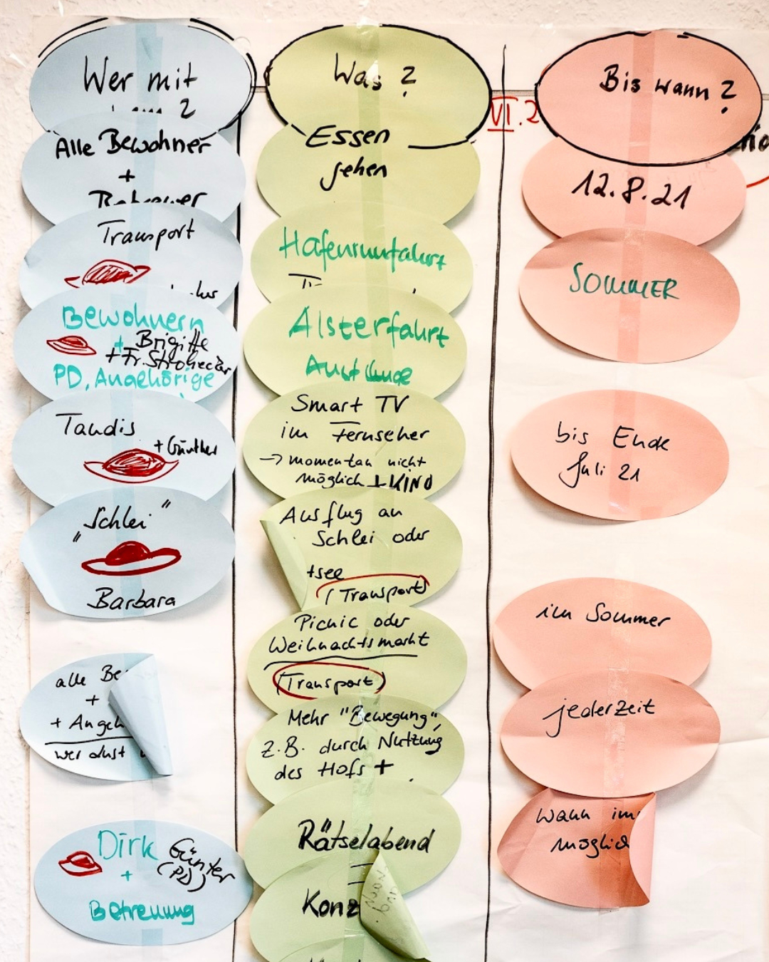 Ein Blick auf unser Ideenboard 📝🌼
Auf unserem Ideenboard sammeln sich vielfältige Vorschläge für Ausflüge, Aktivitäten und gemeinsame Erlebnisse.
Ob kleine Alltagsfreuden oder besondere Ausflugsziele, hier entstehen Impulse, die den Tag bereichern.
#hausfürmorgen