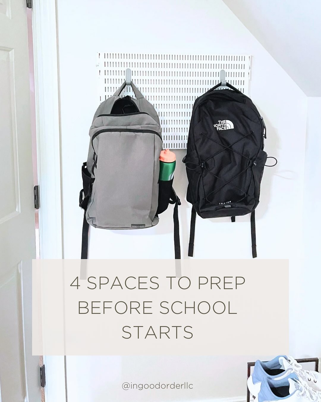 It’s almost time 🚌 and these are the four spaces I always make sure are ready:
1. Drop Zone - Have a place for the backpacks, shoes, sports equipment, and instruments to land when they come in the door.
2. Command Center - Oh, the papers. Have a designated spot for papers that need attention, and a family calendar so you don’t miss back-to-school night.
3. The pantry/fridge/kitchen - Making sure there are dedicated spaces for lunch boxes, snacks, and water bottles makes for easier packing.
4. The kids’ closets - A quick declutter of items that don’t fit means your kids can find something to wear without pants that are 2 inches too short.
As parents, we need all the help we can get, so set your kiddos (and yourself) up for success with a little prep!
For more back-to-school tips, read our blog post at the link in bio.