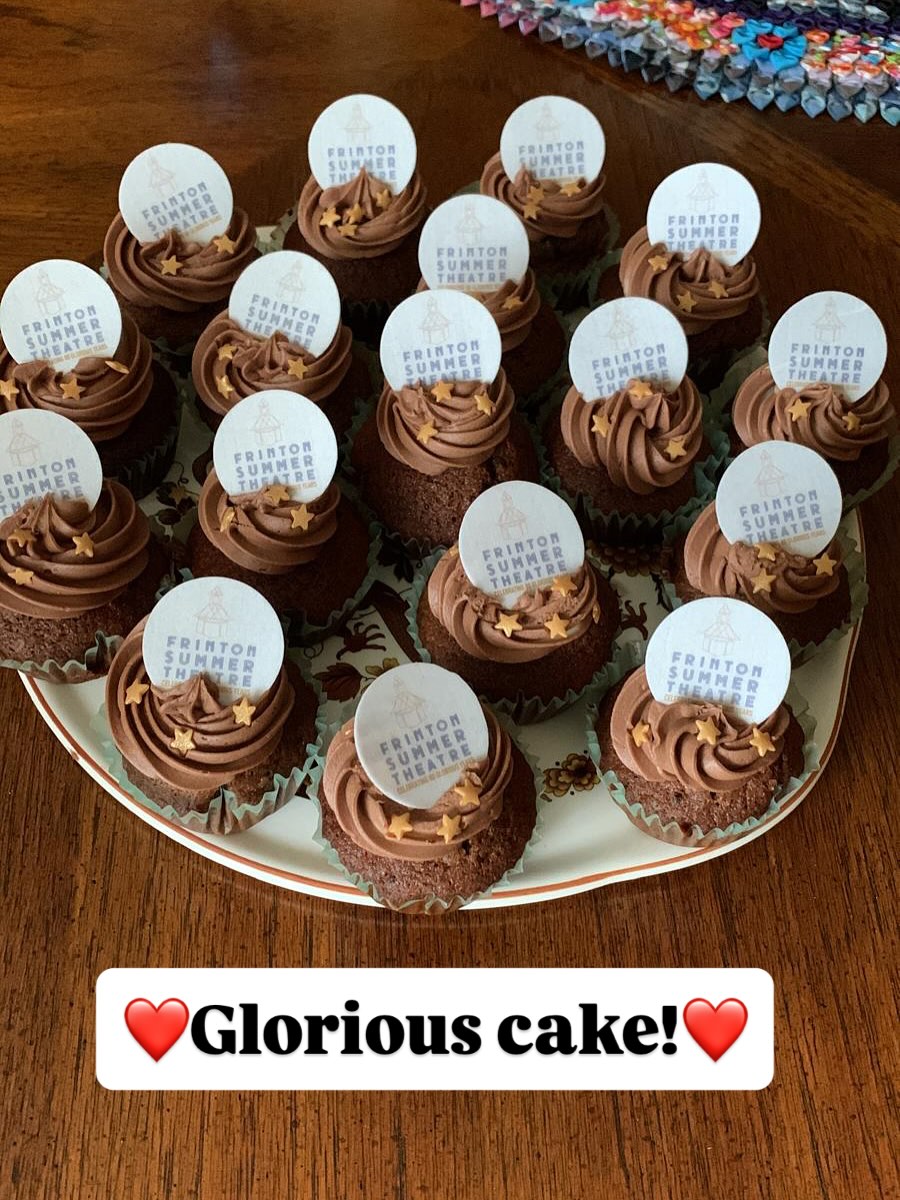 ✨ HOW do we put on SIX West End–standard shows in SIX weeks?
Superpowers? 🦸♀️ Not quite. No.
The real secret - CAKE! Our fabulous bakers, Jeanie and Joan, provide almost daily deliveries of cake to keep everyone going.
Because let’s face it… we all love cake, don’t we? 🎭💛
#FrintonSummerTheatre #BehindTheScenes #TheatreLife #CakeKeepsUsGoing #SixShowsSixWeeks #WestEndStandard