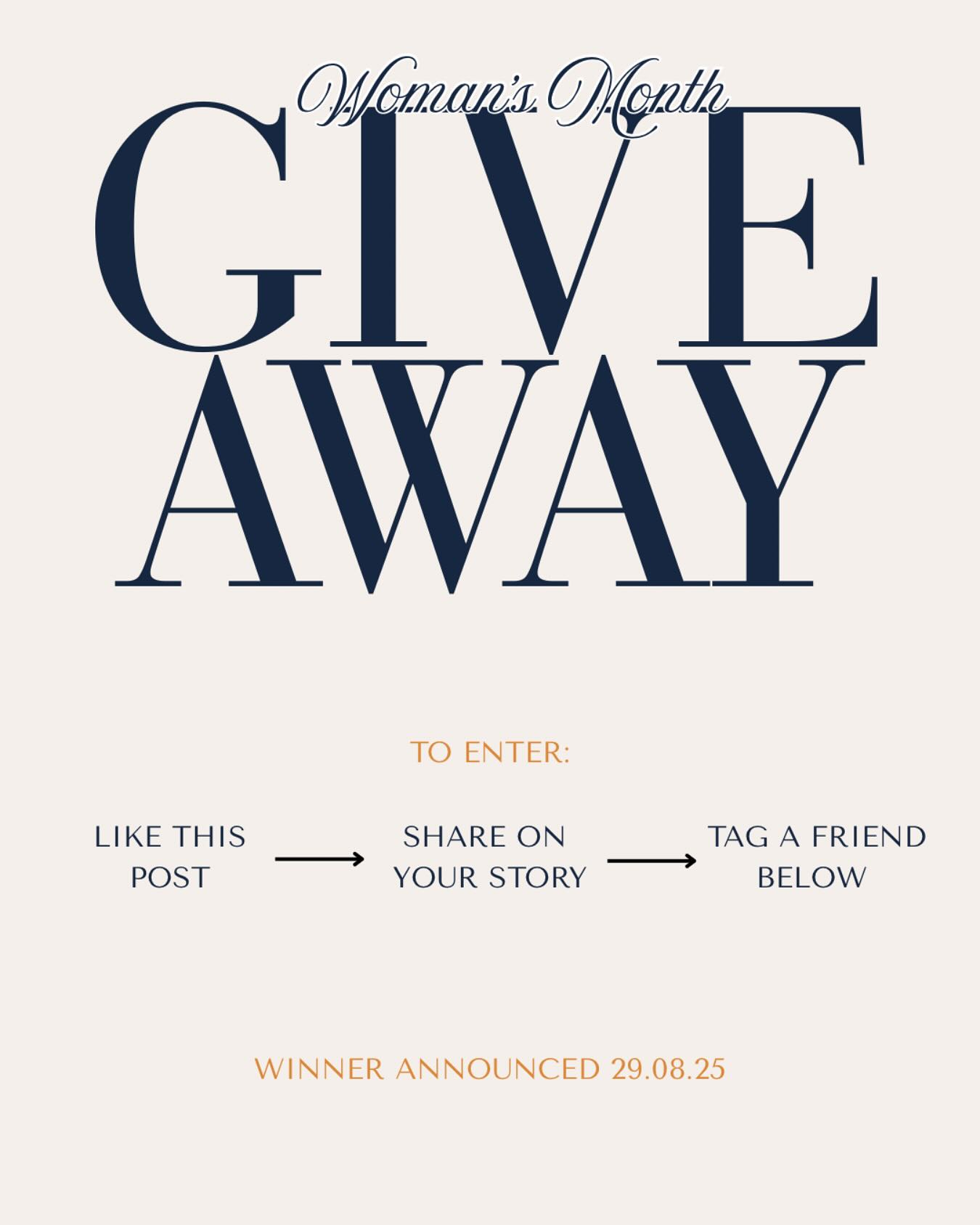 🌸 Calling All Ladies! 🌸
Inspired by Women’s Day, we dedicate this month to YOU with a special giveaway 💕
Win a R300 lunch voucher for you and your bestie to enjoy together! 🥗☕✨
How to enter:
1️⃣ Like this post ❤️
2️⃣ Share it to your story 📲
3️⃣ Tag your bestie below 👯♀️
We can’t wait to spoil one lucky winner and her dear friend 💌
Entries close 28 August 2025 – good luck, ladies! 💖
#womansmonth #giveaway #ladies #bestfriends #coffeeshop #sweetmoments #explore #exploremore #explorepage