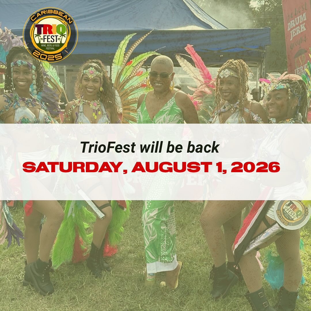 What a weekend! This past Saturday was unforgettable — and we’re doing it all again for our 5th year 🎉
📅 TrioFest returns Saturday, August 1, 2026 — mark your calendars now!
Let’s make next year even bigger, even better, and keep the memories going ❤️🌴🎶
#TrioFest2026 #5YearsStrong #CaribbeanVibes #MarkYourCalendar #GoodVibesOnly #CaribbeanFestival