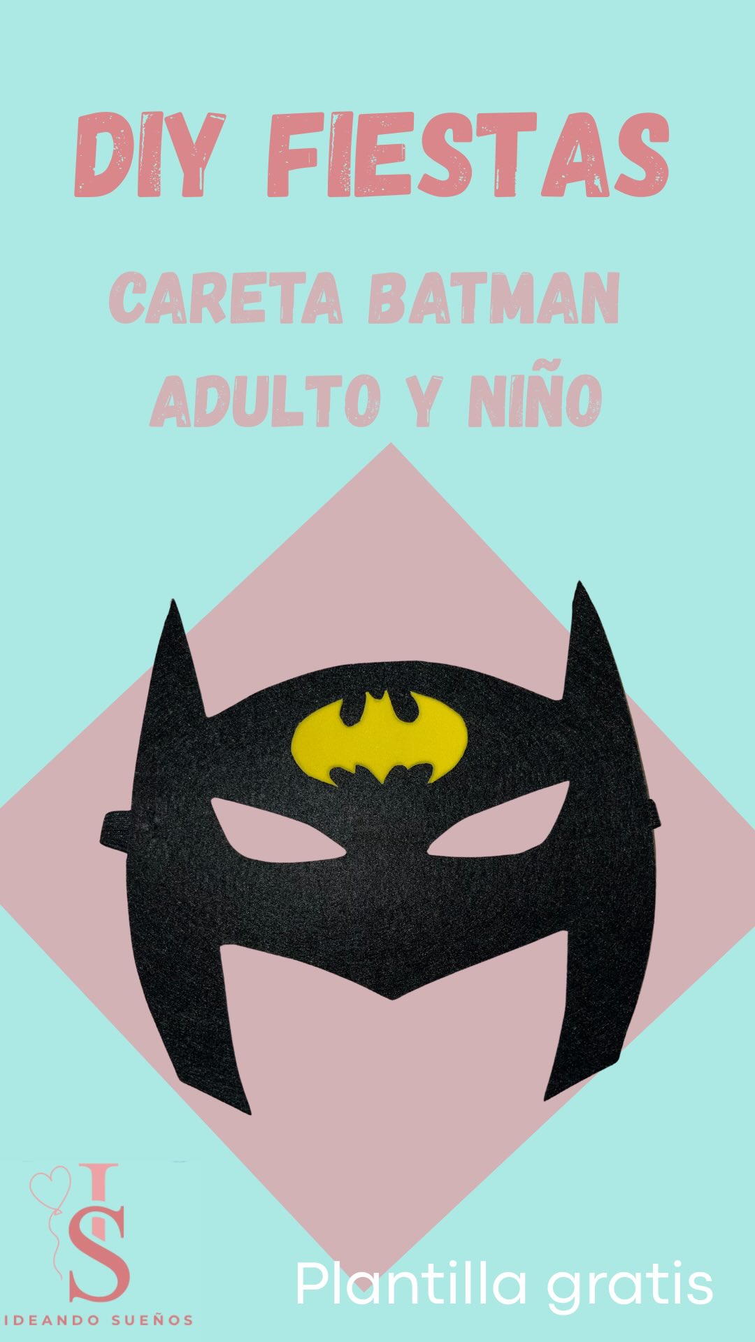 🎭 ¡Atención mamás, profes y amantes del DIY!
Hoy te muestro cómo hacer esta divertida careta de Batman para niños y adultos 🦇
🧵 Ideal para fiestas, juegos o disfraces express
📌 Guarda este video y prepárate porque esta tarde te comparto el paso a paso completo + plantilla gratis 🎁 en mi nuevo canal de YouTube.
Tenéis el link al canal en la bio
💬 ¿Qué otro personaje te gustaría que hiciera?