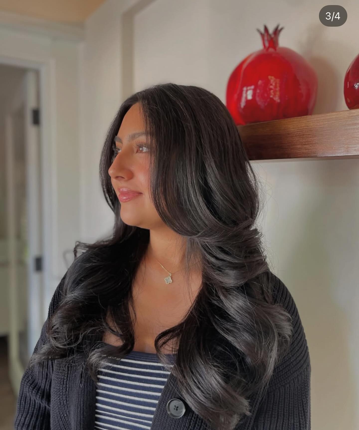 Beautiful! All over color keeping it rich and glossy! Maritza is making hair dreams come true! @maritzas_beautylux #davishair #pomsalon #pomsalonstylist #pomstylist #pomegranatesalon