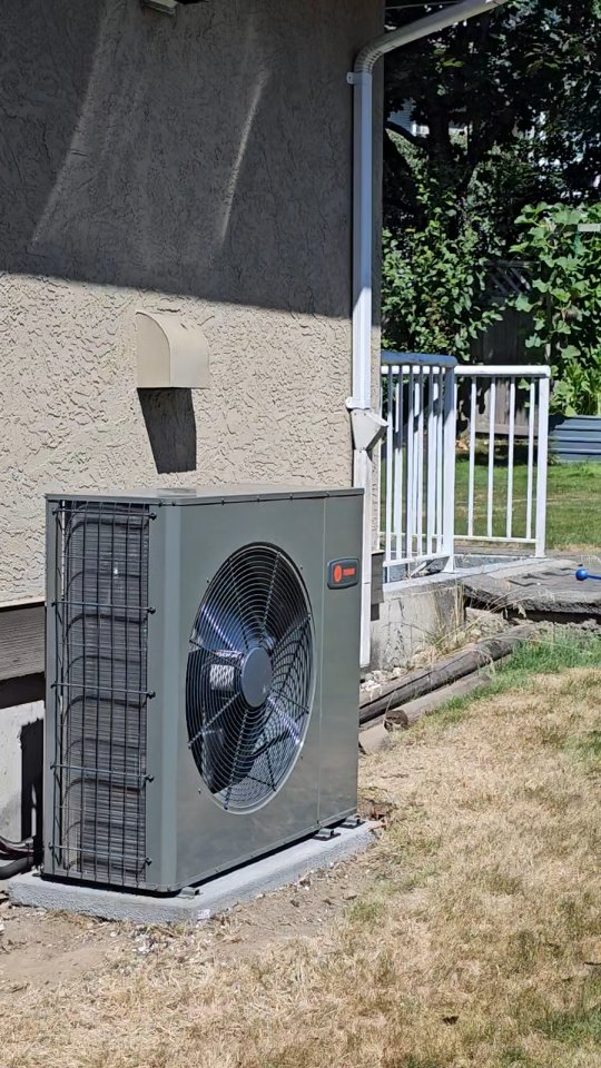 Trane Dual Fuel Install #trane #hvacinstall #heatpump #heatingandairconditioning #hvactechnician #dualfuel