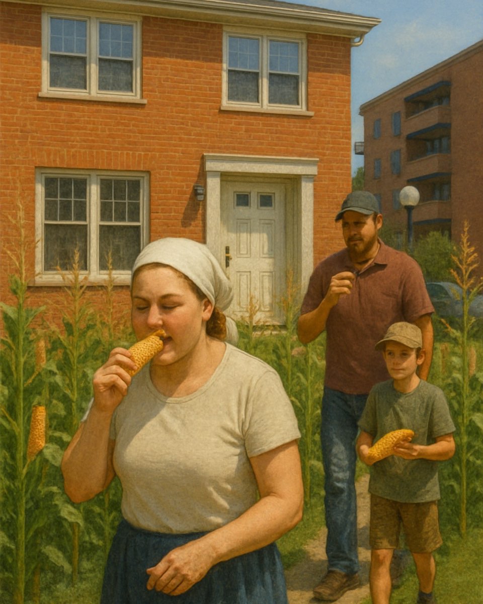 free corn at our place!!