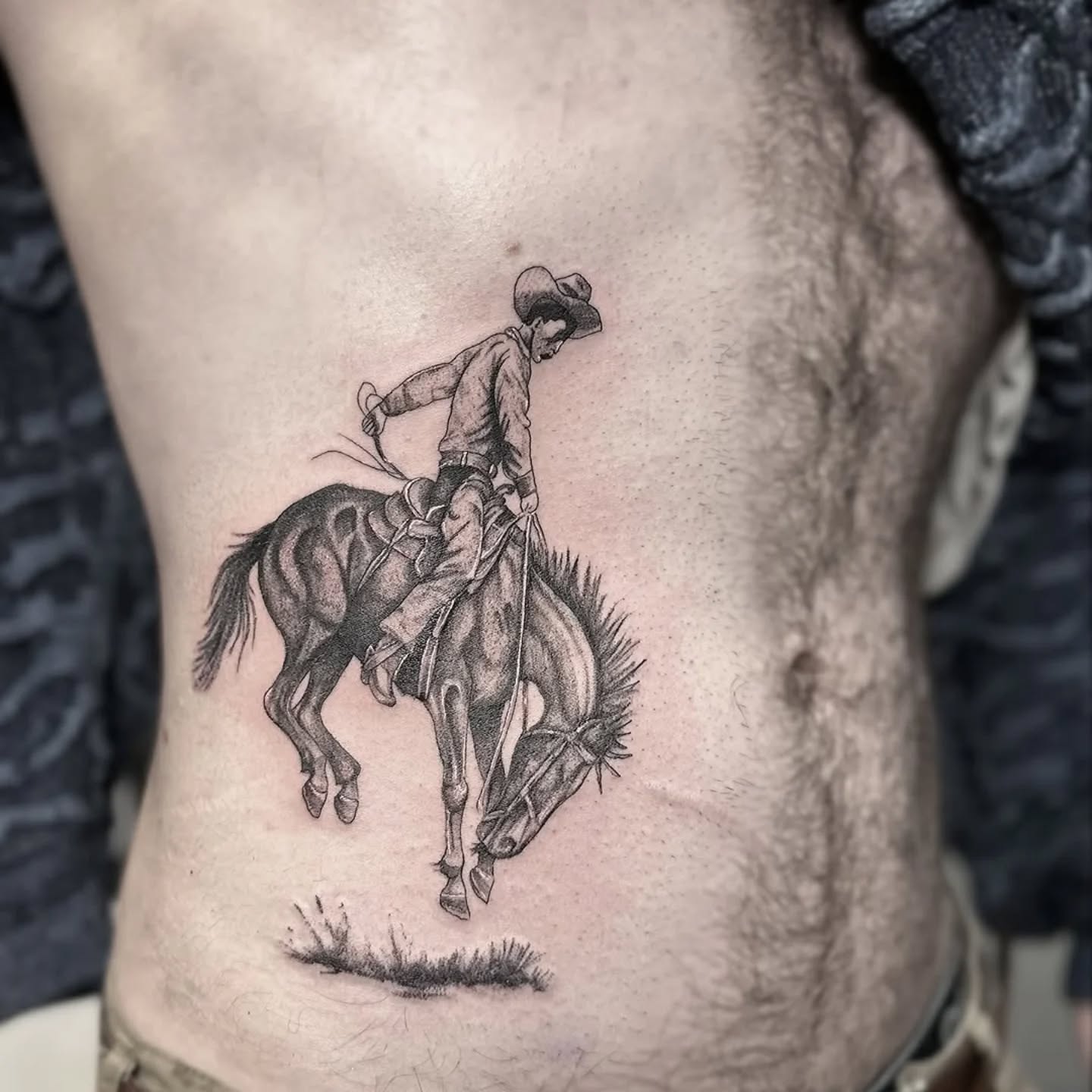 Hold on tight โ this cowboy isnโt giving up without a fight ๐ค ๐
Tattoo by @iamrafaelart @raventhorn.manor.tattoo Tattoo, Salt Lake City.
Crisp linework, smooth shading, and a ton of movement packed into one piece.
๐ 145 S 400 E, Salt Lake City, UT
๐ (435) 200-5738 | โ๏ธ raventhorn.manor@gmail.com | ๐ themanortattoo.com
