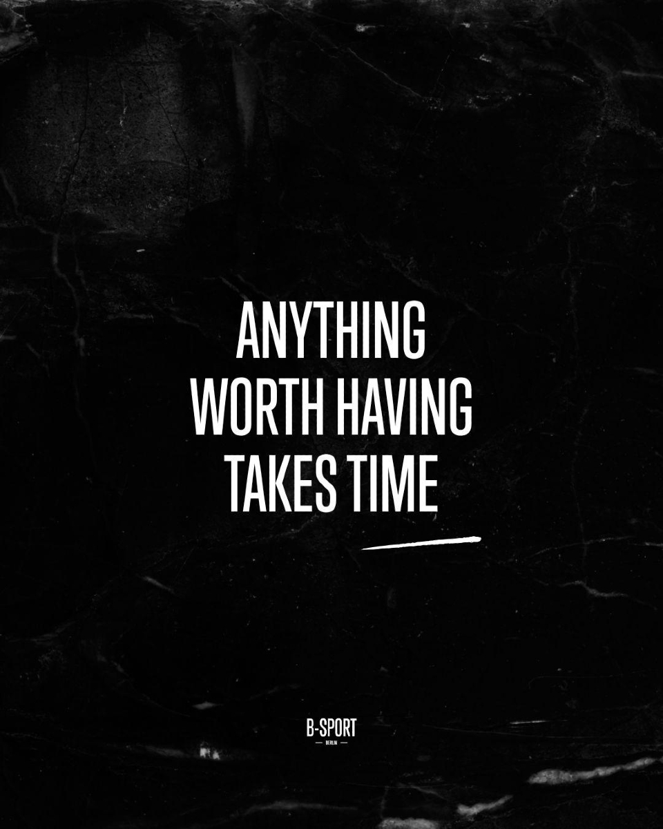 Erfolg ist kein Sprint, sondern ein Marathon.
Alles was wirklich zählt, braucht Zeit & Ausdauer. 💯
Gib niemals auf! ❤️