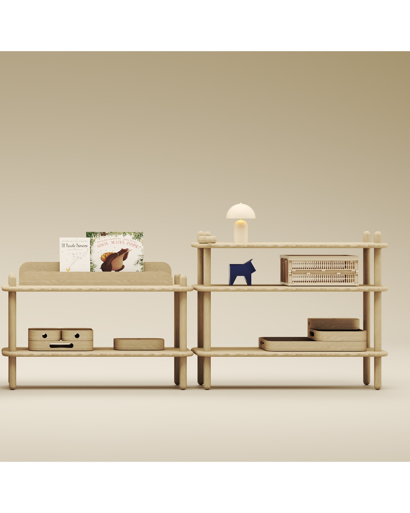 Poznajcie regał PION
W duchu filozofii Montessori i Reggio Emilia wierzymy, że otoczenie jest trzecim opiekunem dziecka - wspiera jego samodzielność, rozwija poczucie sprawczości i inspiruje do odkrywania.
PION to mebel, który można rozbudowywać w górę i dostosowywać wysokość półek do zmieniających się potrzeb odbiorców.
Wykonany w całości z litego, certyfikowanego drewna dębowego, wykończony bezpiecznym olejowoskiem, jest nie tylko trwały, ale i odnawialny - stworzony, by towarzyszyć przez lata.
Dzięki swojej prostej formie z powodzeniem odnajdzie się również w przestrzeni dziennej, służąc dorosłym użytkownikom - bez dziecięcego stylu, za to z elegancją naturalnego materiału.
To więcej niż regał - to element przestrzeni, który wspiera rozwój, uczy samodzielności i pięknie wpisuje się w każdy dom.
#montessori #reggioemilia #drewnianemeble #mebledladzieci #litedrewno #meblemontessoru #dąb #pokójdziecka #projektpokojudziecka #wnętrza
