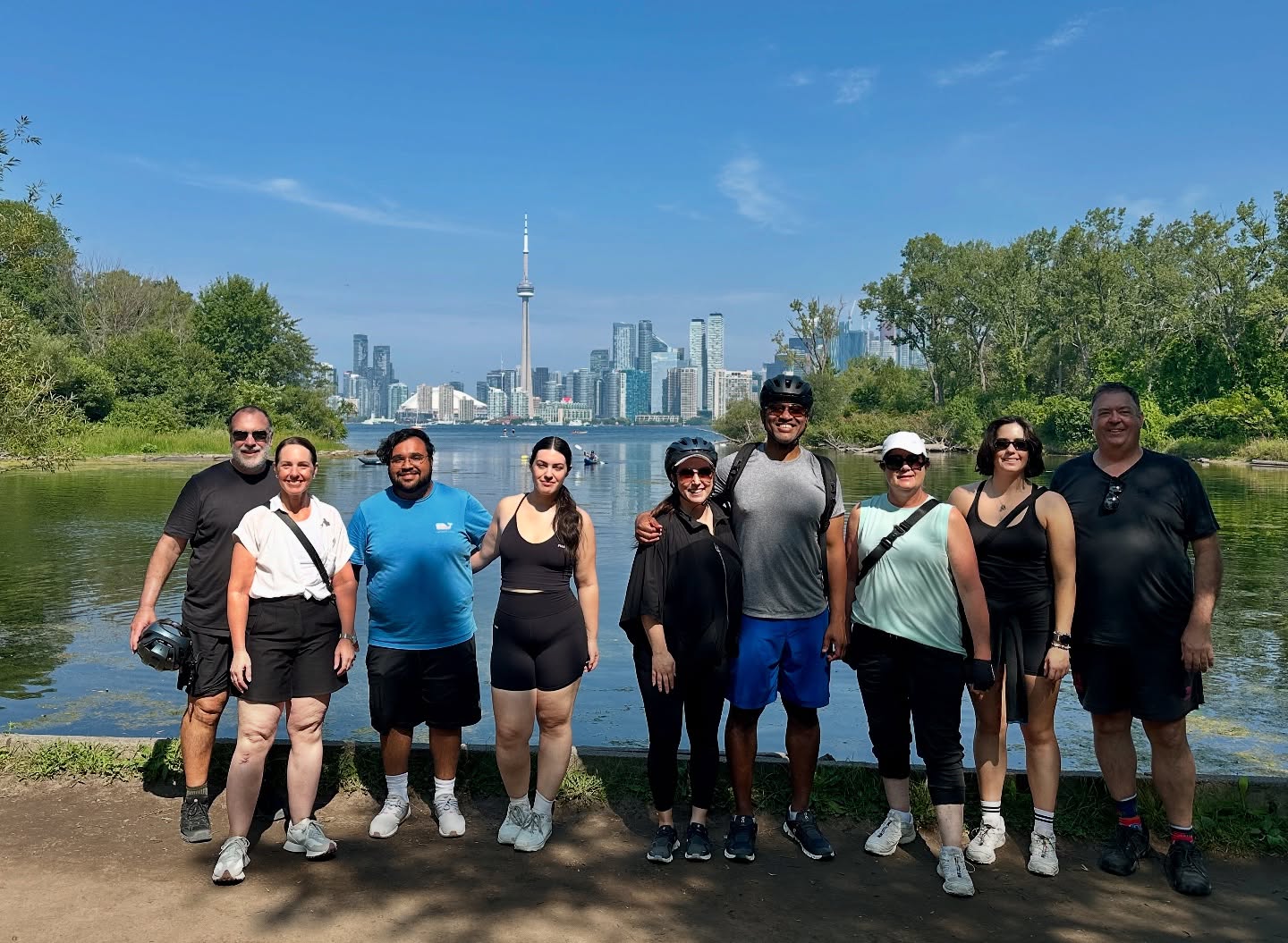 🌎🚲 From Australia to the USA to Canada - today’s Pedal Toronto tour felt like a true meeting of worlds! 🇨🇦🇺🇸🇦🇺
We pedalled, we explored, and we had brilliant conversations about our countries, travel adventures, and life across the globe. 🌎 By the time we reached this stunning Toronto skyline view, it felt less like a group of strangers and more like old friends.
Here’s to bikes, open minds, and the joy of discovering the world - one conversation (and one pedal stroke) at a time. 💬🧡
#TorontoByBike #PedalToronto #CyclingAdventures #GlobalConnections #SeeToronto #DestinationToronto #CyclingTour #TorontoLife #TravelConnections #TorontoSkyline #TourismToronto #TorontoIslands
