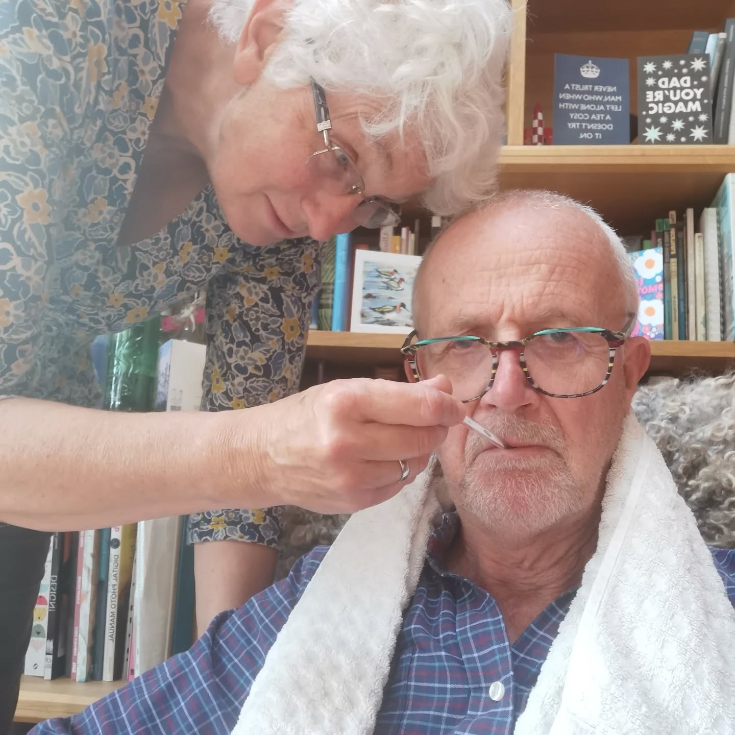 The Artist is unwell. Matron heals. @johnsteedartist
