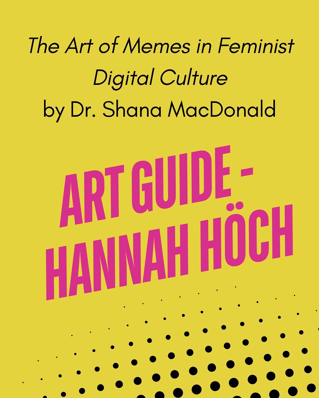 As mentioned in our last post, we’ll be sharing “art guides” throughout the month, highlighting some of the feminist artists discussed in Dr. MacDonald’s forthcoming book. This first post features photomontage artist Hannah Höch — swipe through for an introduction to her work, and stay tuned for more artist posts next week.